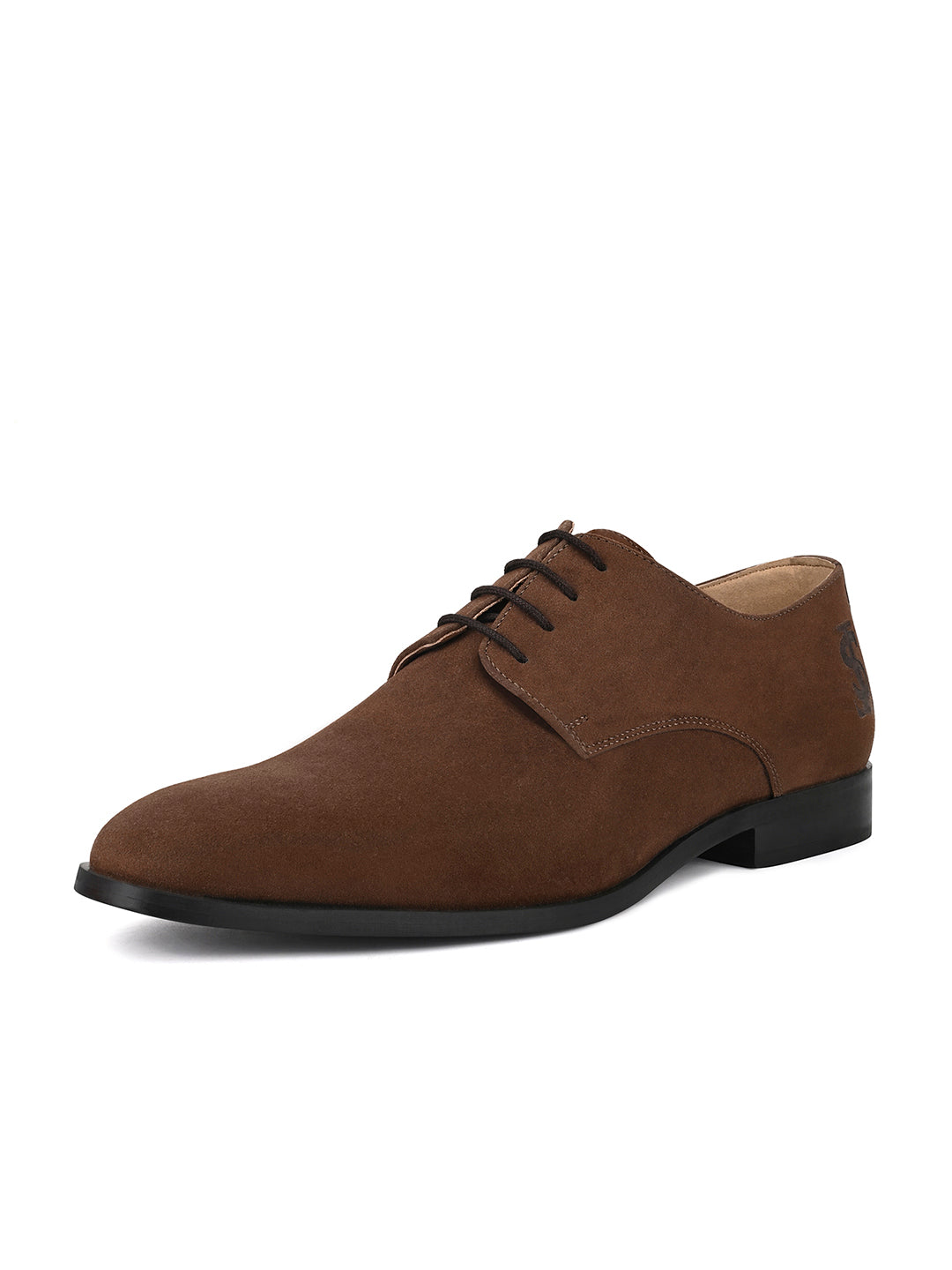 Brunette Brown Casual Lace-Up Derby Shoes
