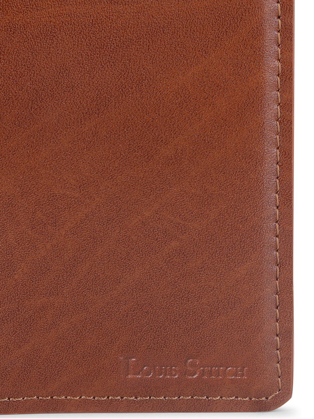 Spanish Leather Slim Two Fold Wallet for Men RFID Protected Tan
