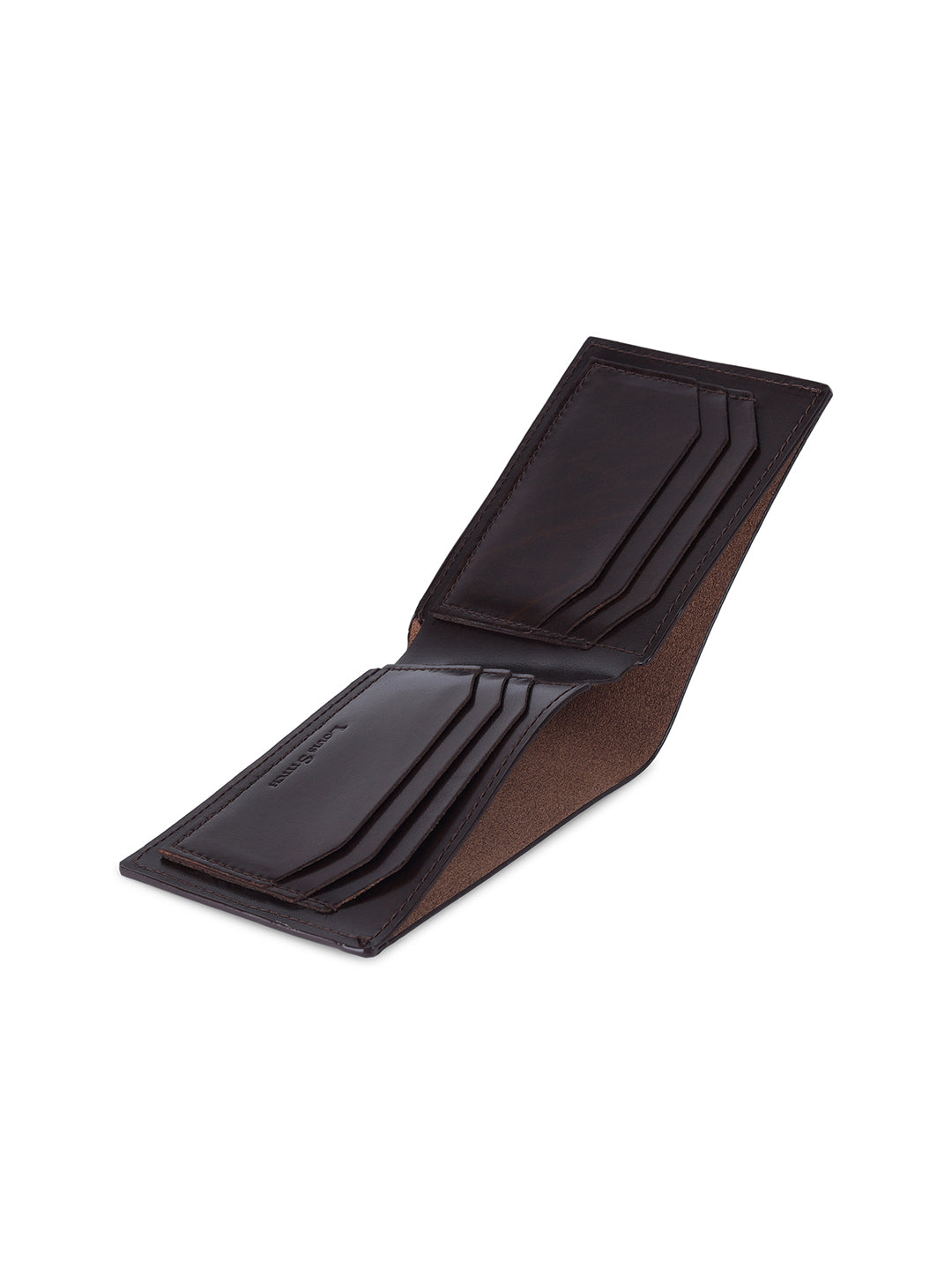 Spanish Leather Men Brown Bifold Wallet RFID Protected