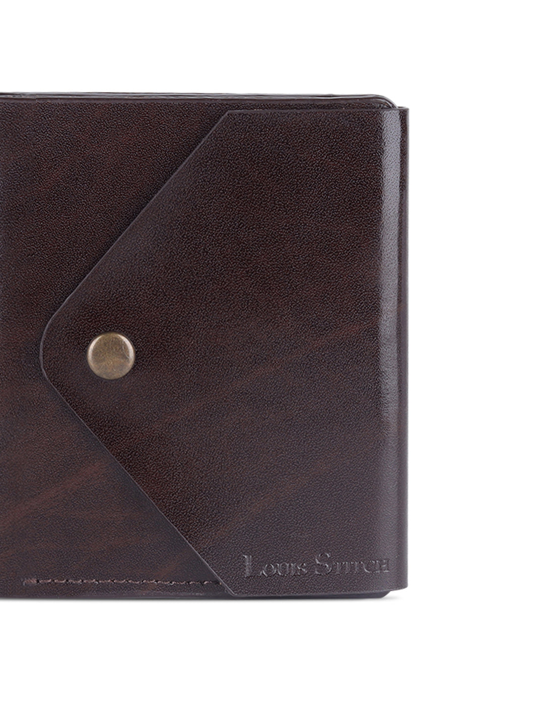 Men's Brown Spanish Leather Bifold Wallet with RFID Protection
