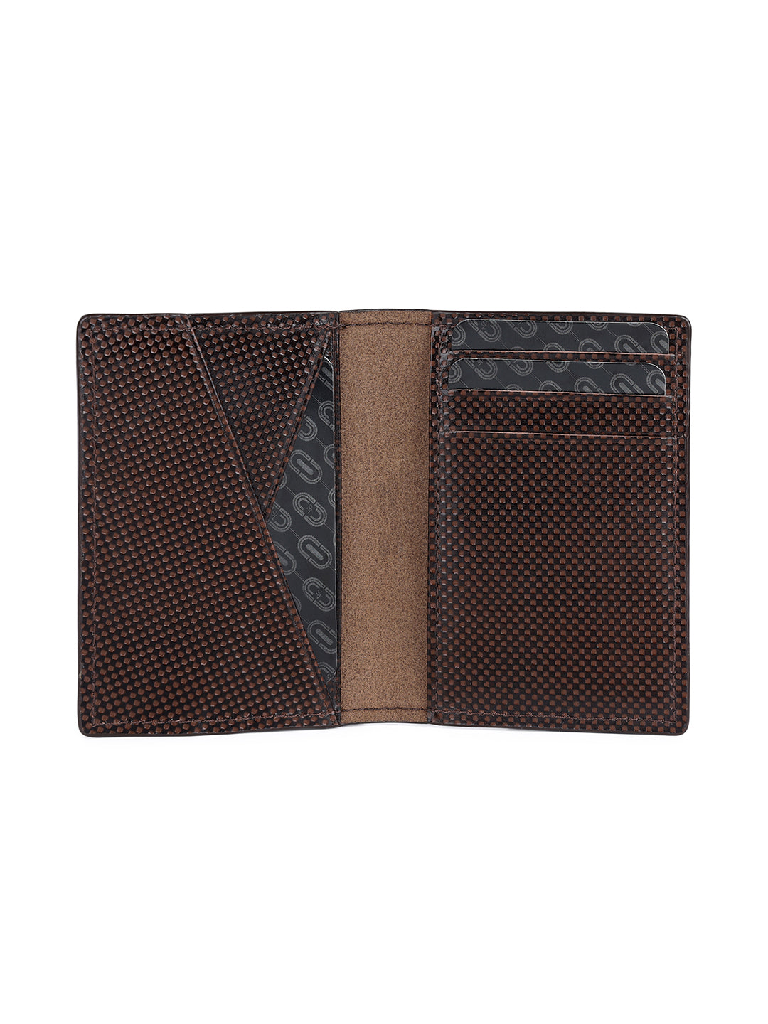 Men's Brown Spanish Leather Two Fold Wallet for Men with RFID Protection