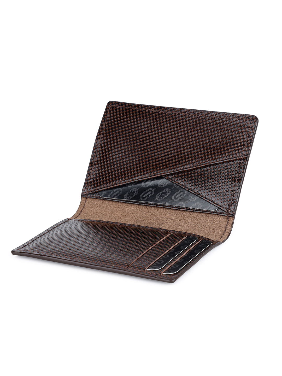 Men's Brown Spanish Leather Two Fold Wallet for Men with RFID Protection