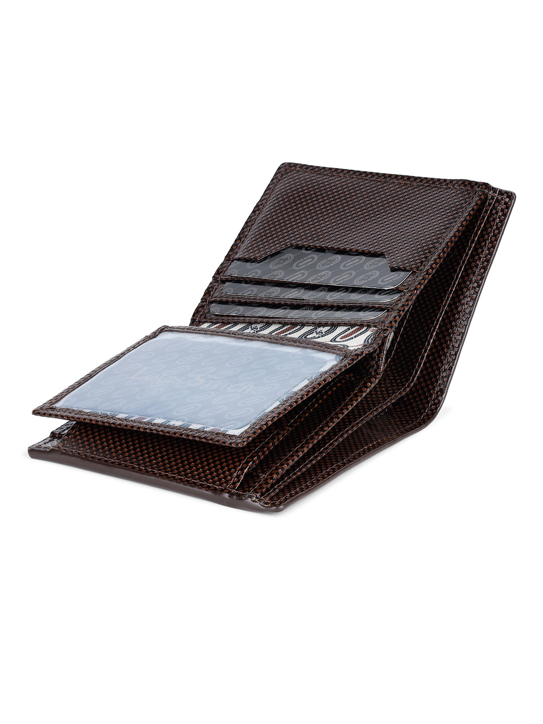 Spanish Leather Men's Brown Bifold Wallet with RFID Protection