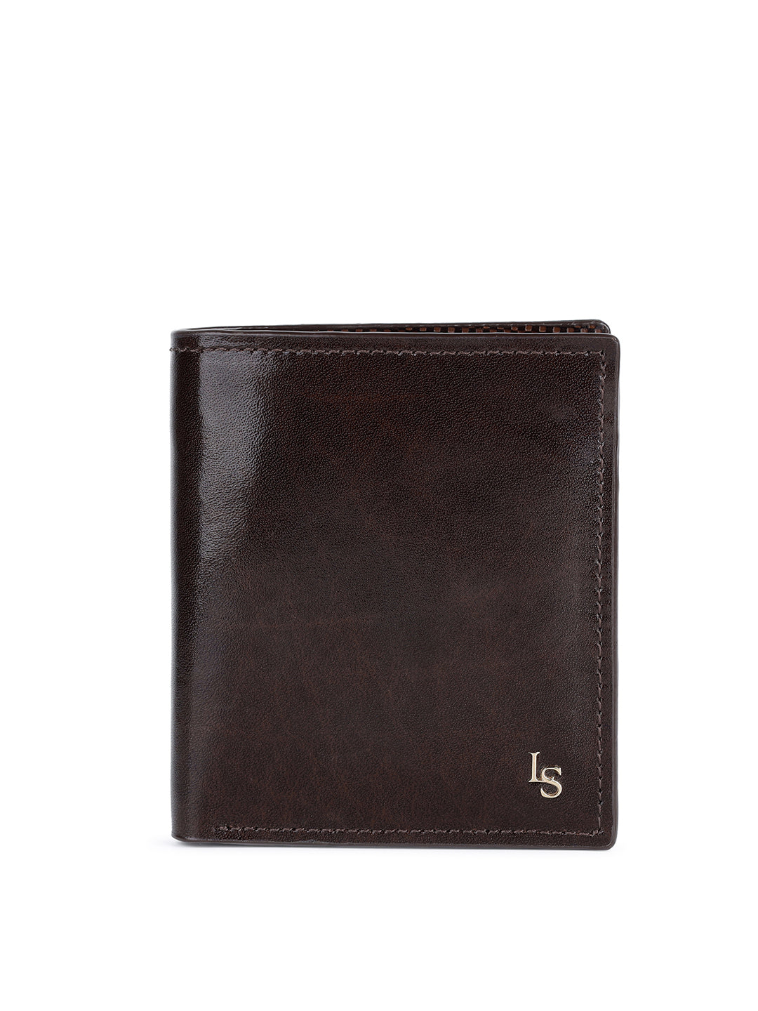 Spanish Leather Men's Brown Bifold Wallet with RFID Protection