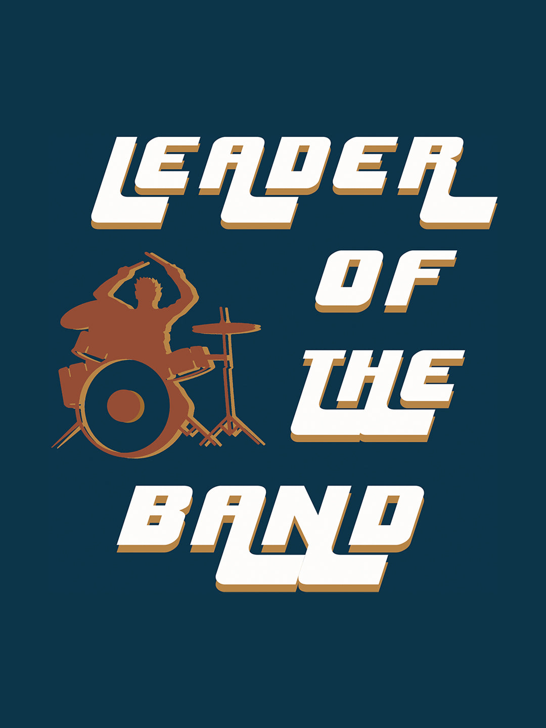 Prussian Blue Rock Ballad Cotton Printed Oversized T-Shirt