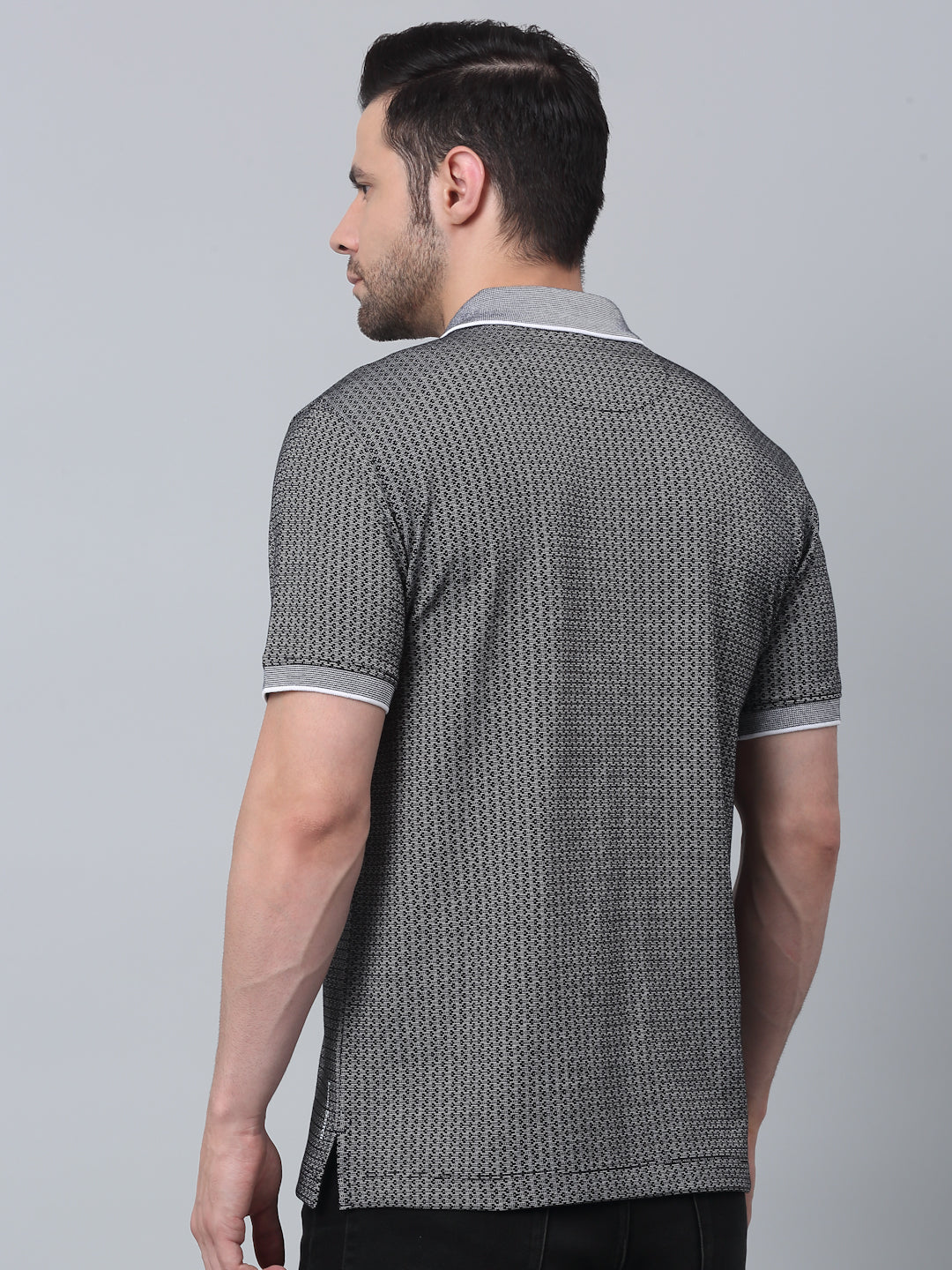 Slim Fit Polo T-shirt for Men Egyptian Cotton Classic fit Business Casual Half sleeves Solid Black Mens Polo Tees