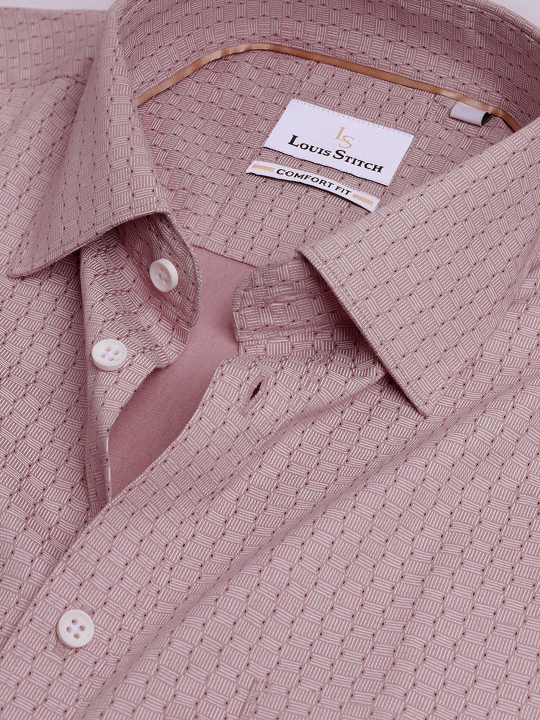 Regular Fit Formal Shirts For Men Perfectly Handfinished Collar & Cuffs