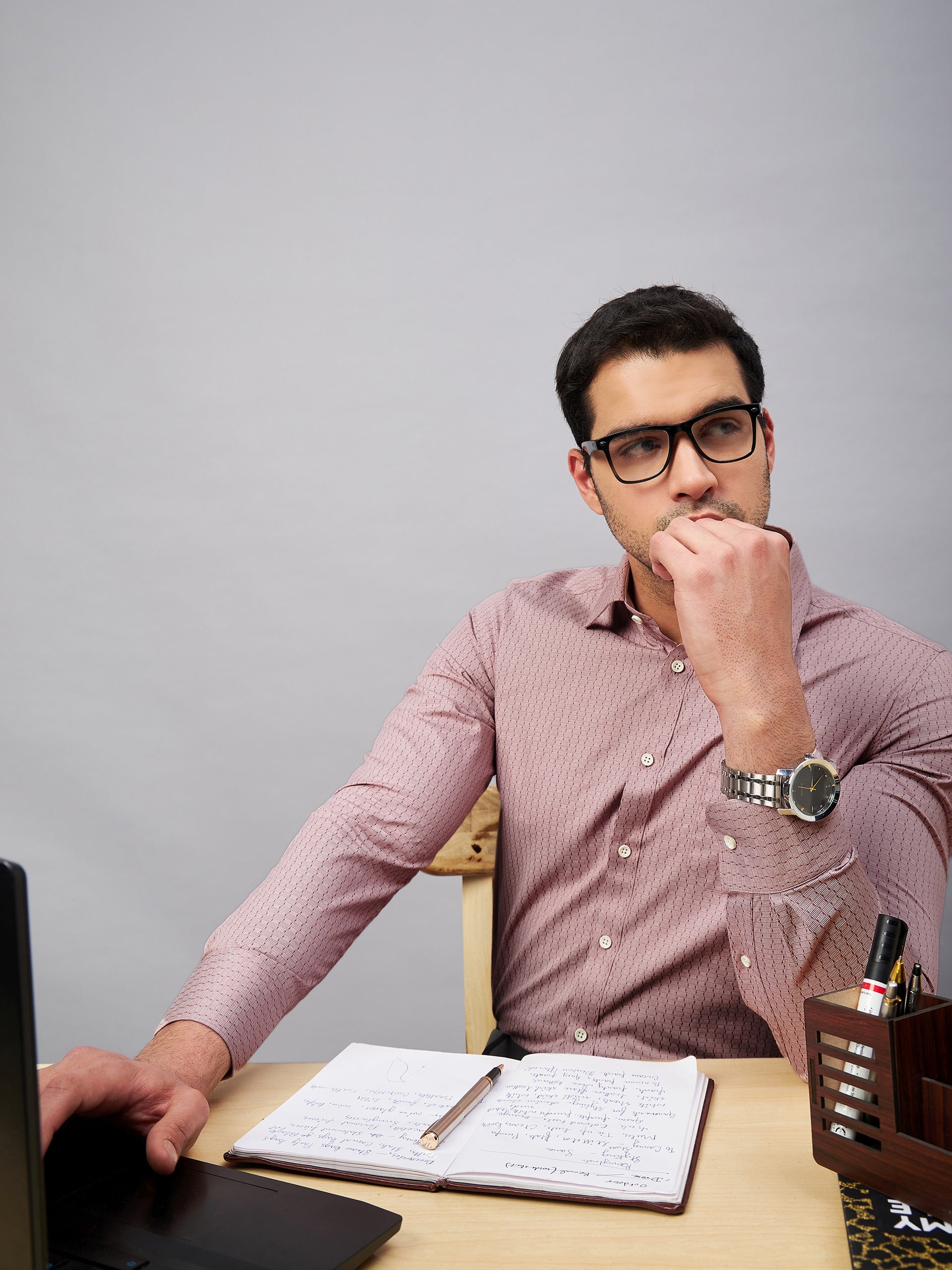 Regular Fit Formal Shirts For Men Perfectly Handfinished Collar & Cuffs