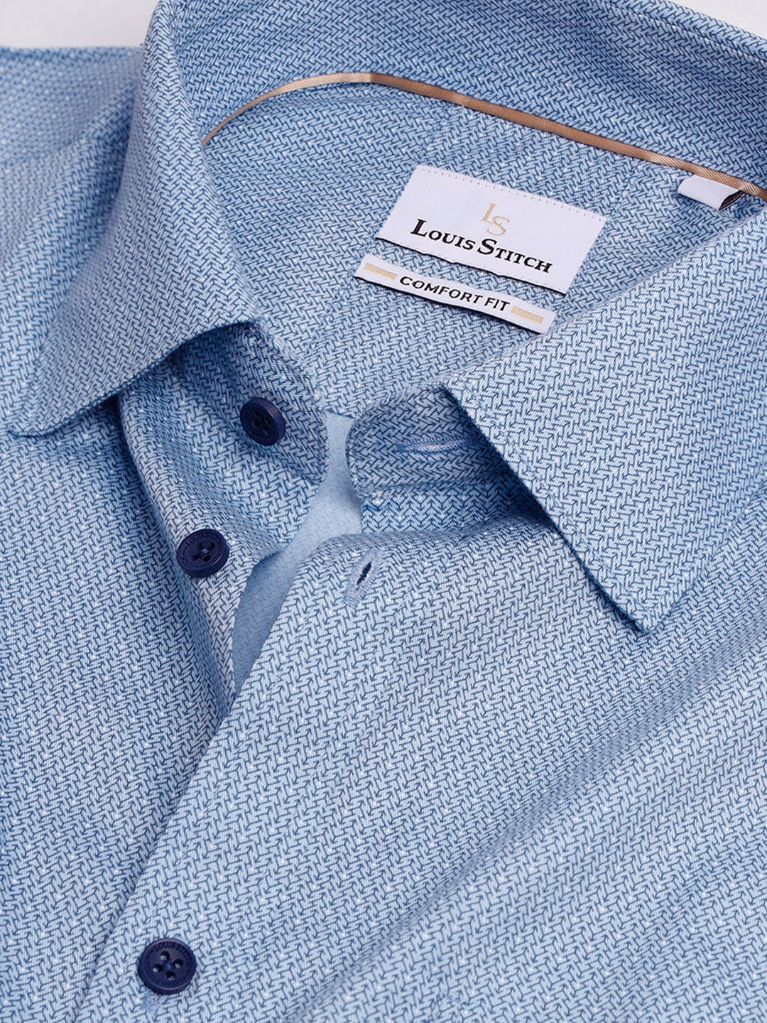 Regular Fit Formal Shirts For Men Perfectly Handfinished Collar & Cuffs