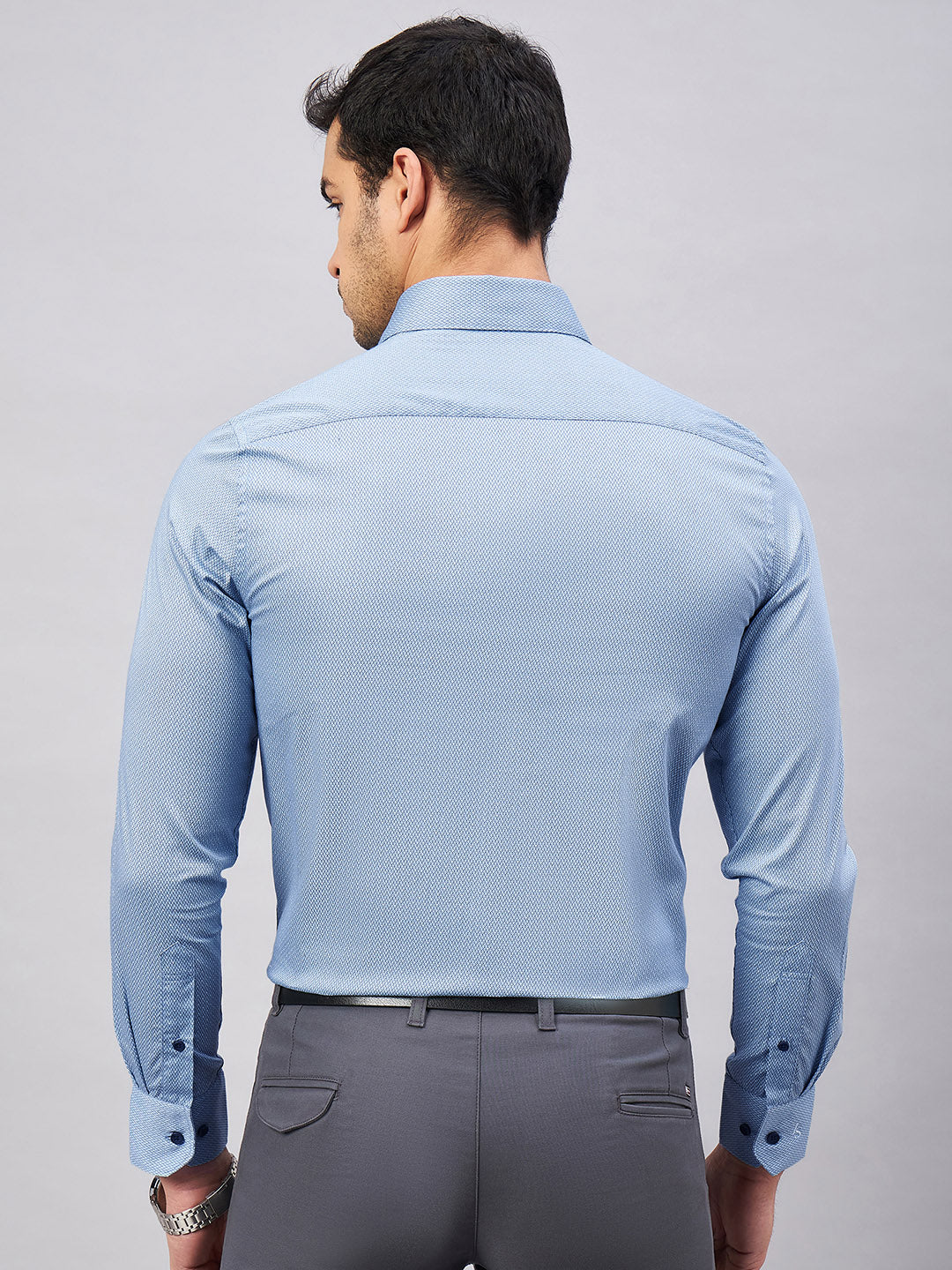 Regular Fit Formal Shirts For Men Perfectly Handfinished Collar & Cuffs