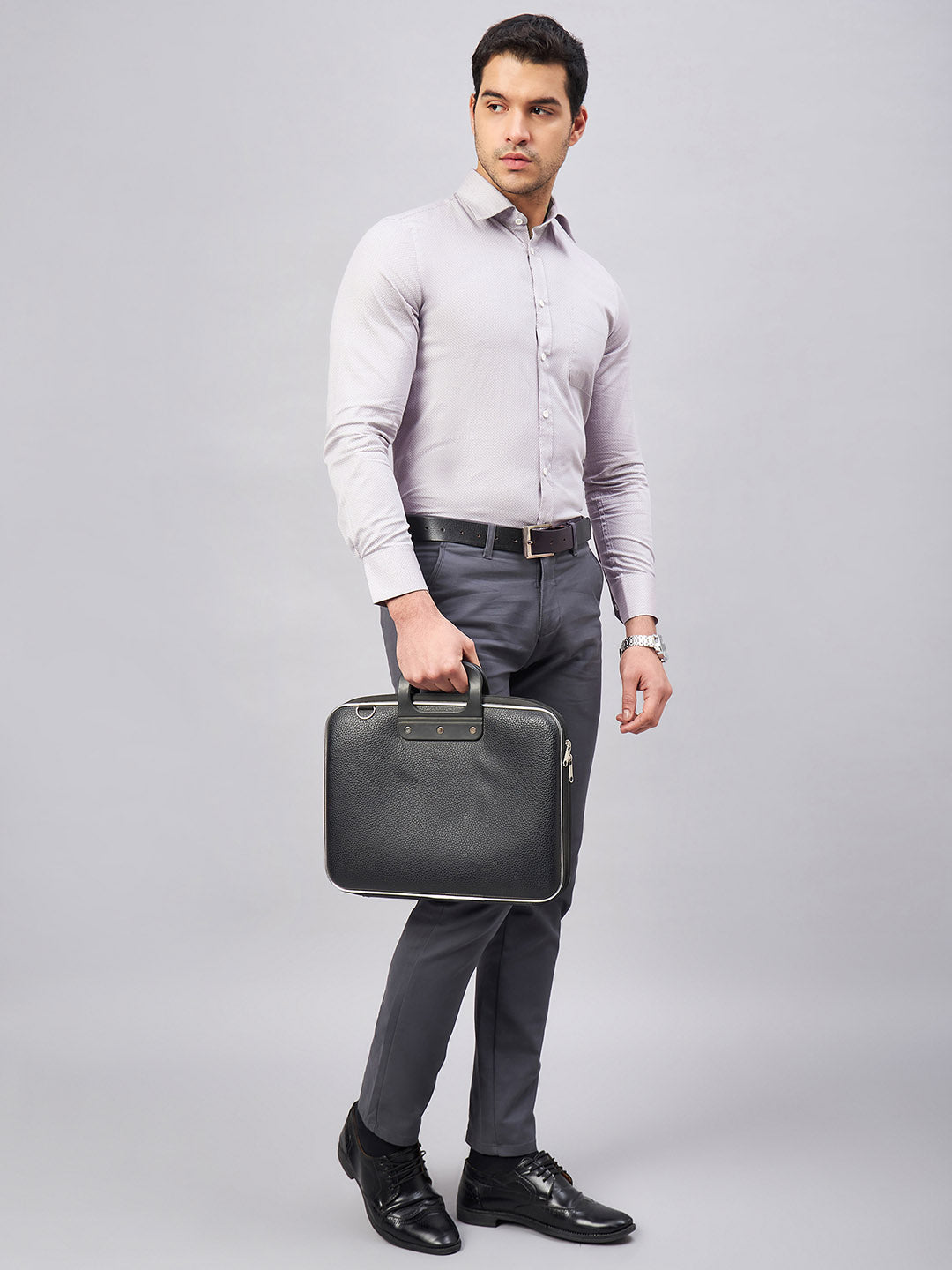 Regular Fit Formal Shirts For Men Perfectly Handfinished Collar & Cuffs