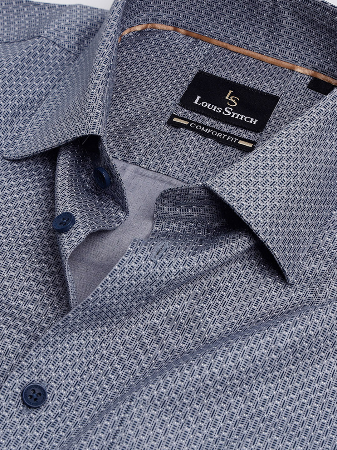 Regular Fit Formal Shirts For Men Perfectly Handfinished Collar & Cuffs