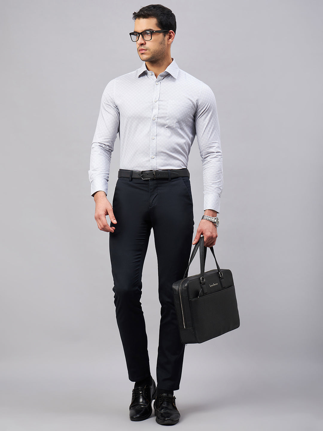 Regular Fit Formal Shirts For Men Perfectly Handfinished Collar & Cuffs