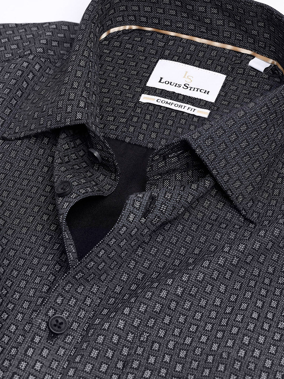 Regular Fit Formal Shirts For Men Perfectly Handfinished Collar & Cuffs