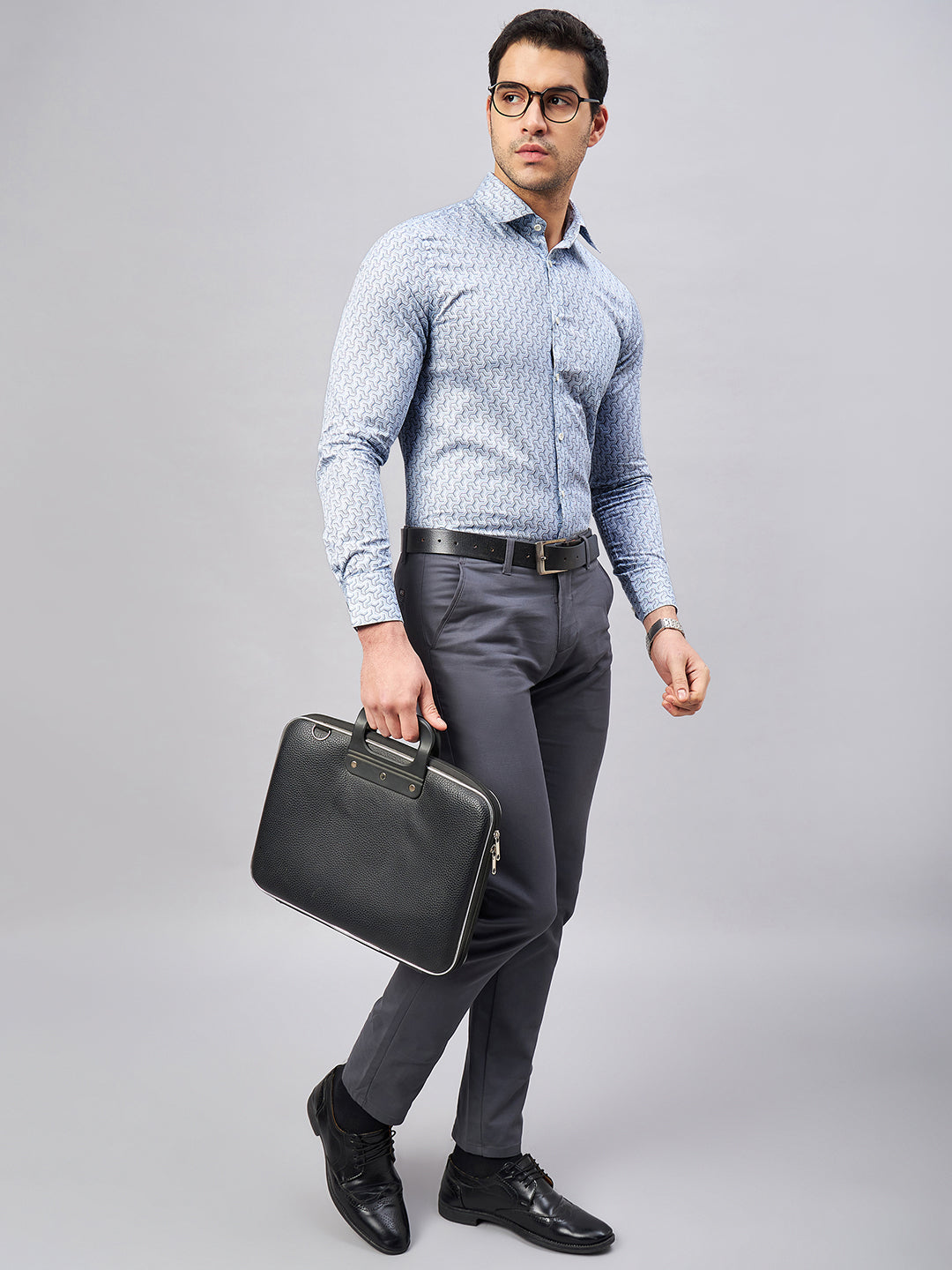 Regular Fit Formal Shirts For Men Perfectly Handfinished Collar & Cuffs