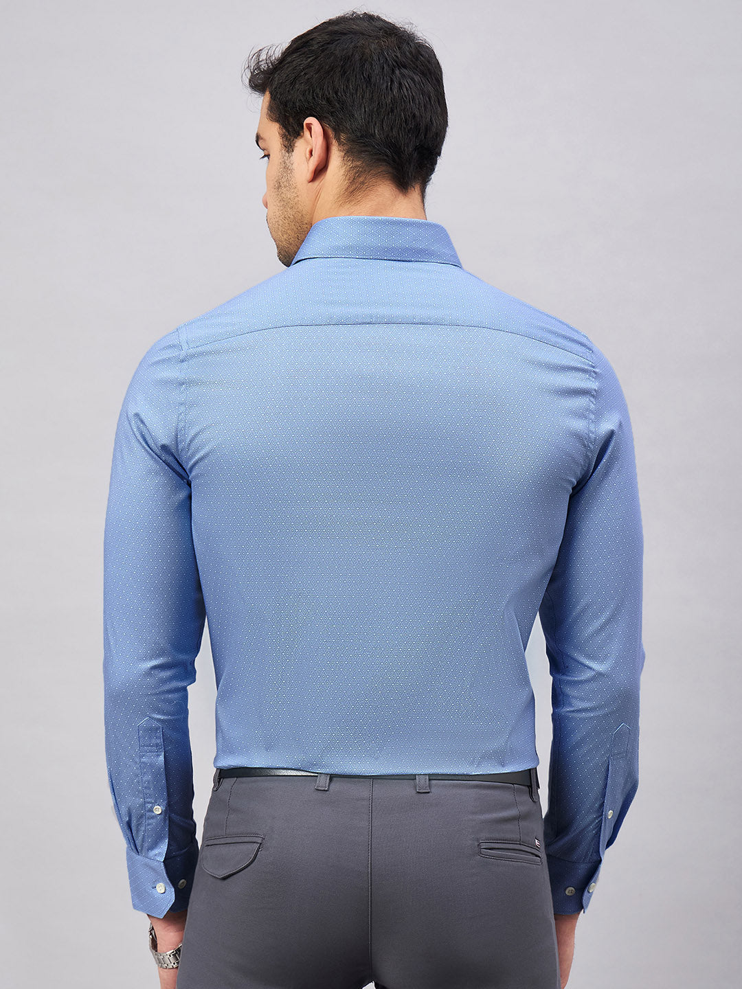 Regular Fit Formal Shirts For Men Perfectly Handfinished Collar & Cuffs