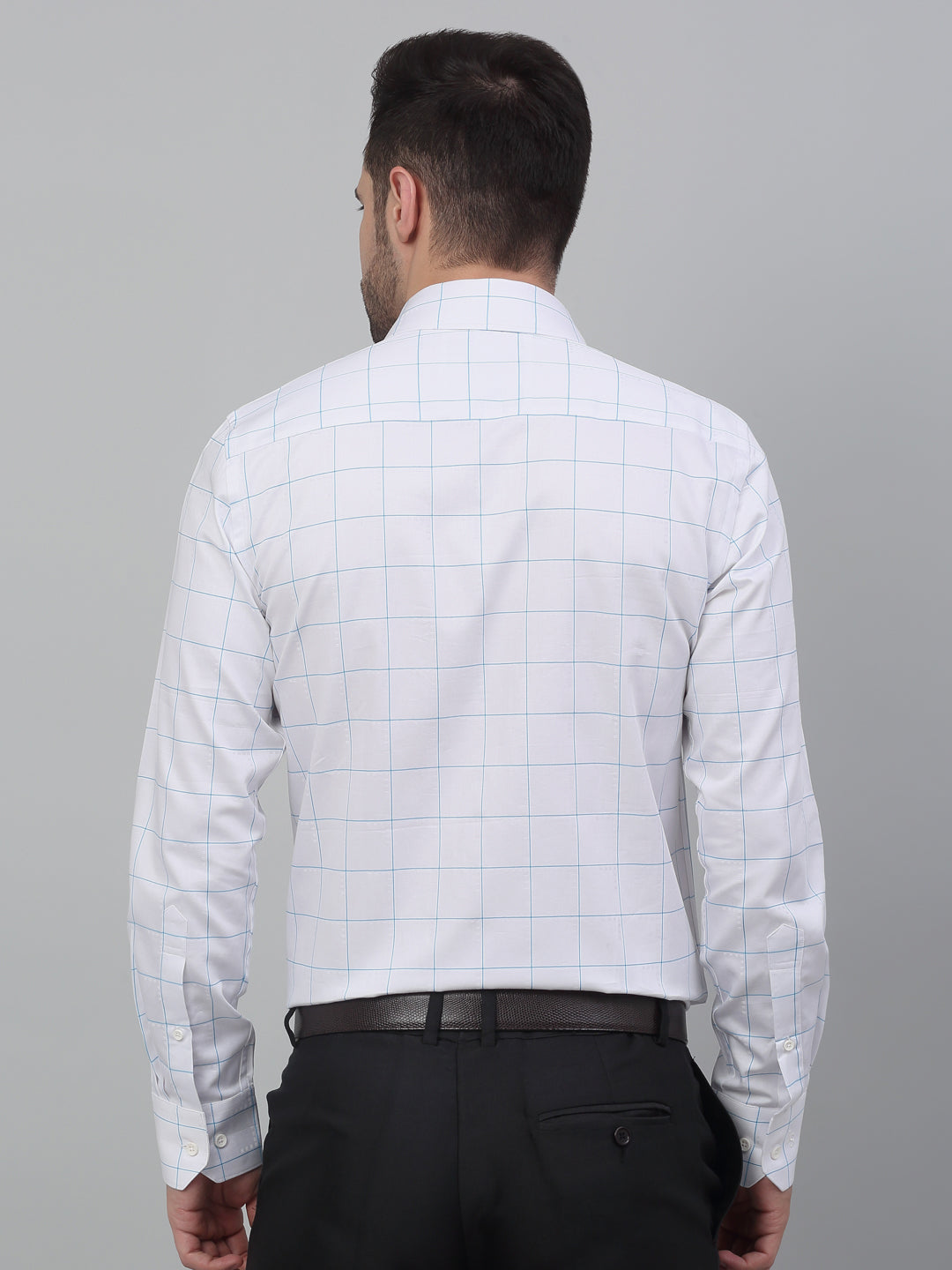 Formal Shirt For Men Luxury Soft Cotton Stylish German Collar Cuffs and Threads Regular Fit Perfectly Handfinished (Snow White) (BS127)