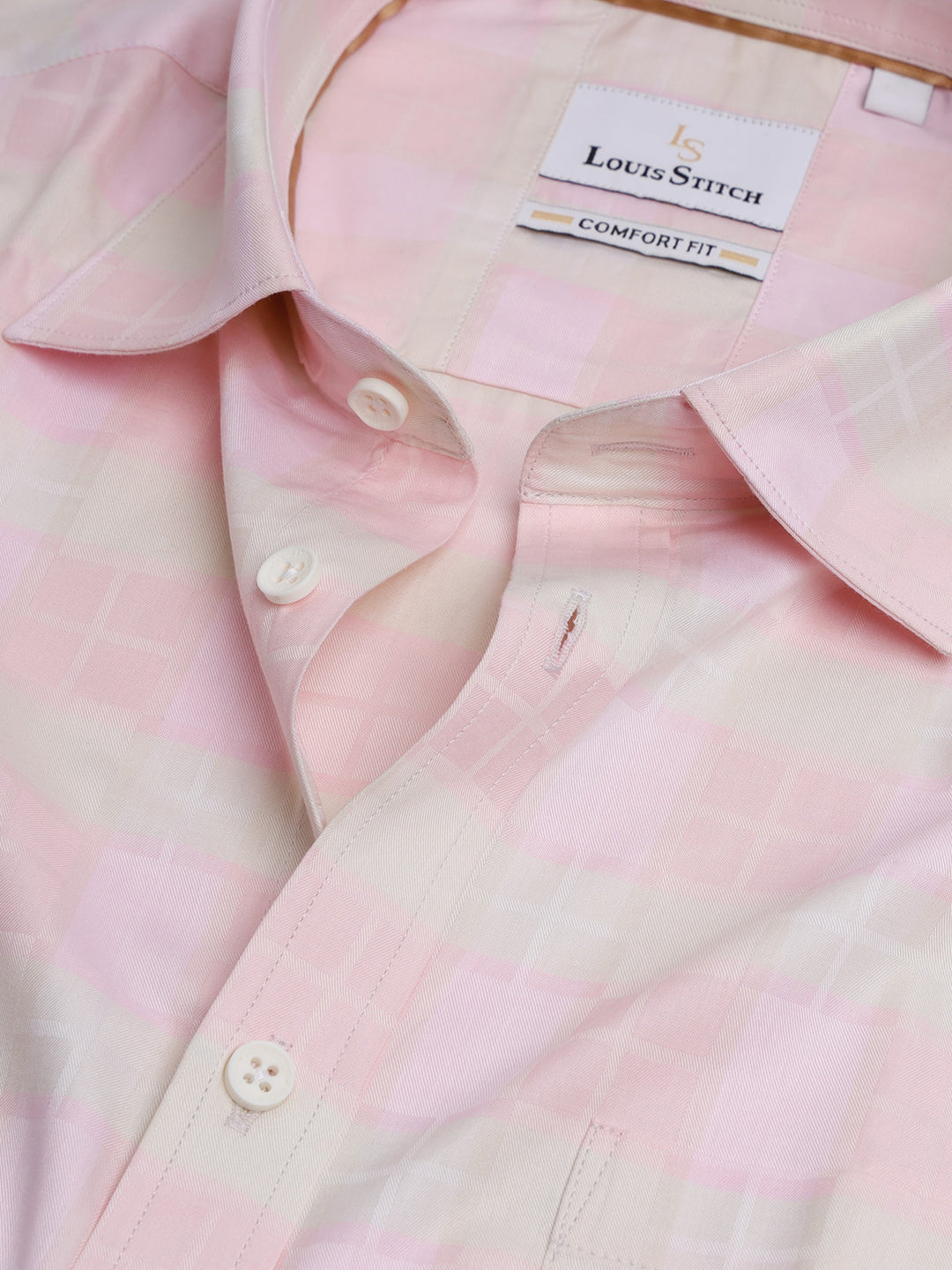 Regular Fit Formal Shirts For Men Perfectly Handfinished Collar & Cuffs