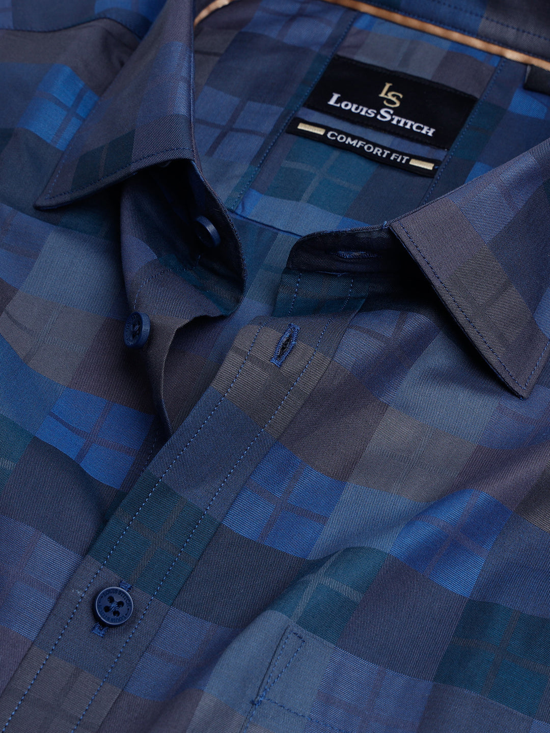 Regular Fit Formal Shirts For Men Perfectly Handfinished Collar & Cuffs