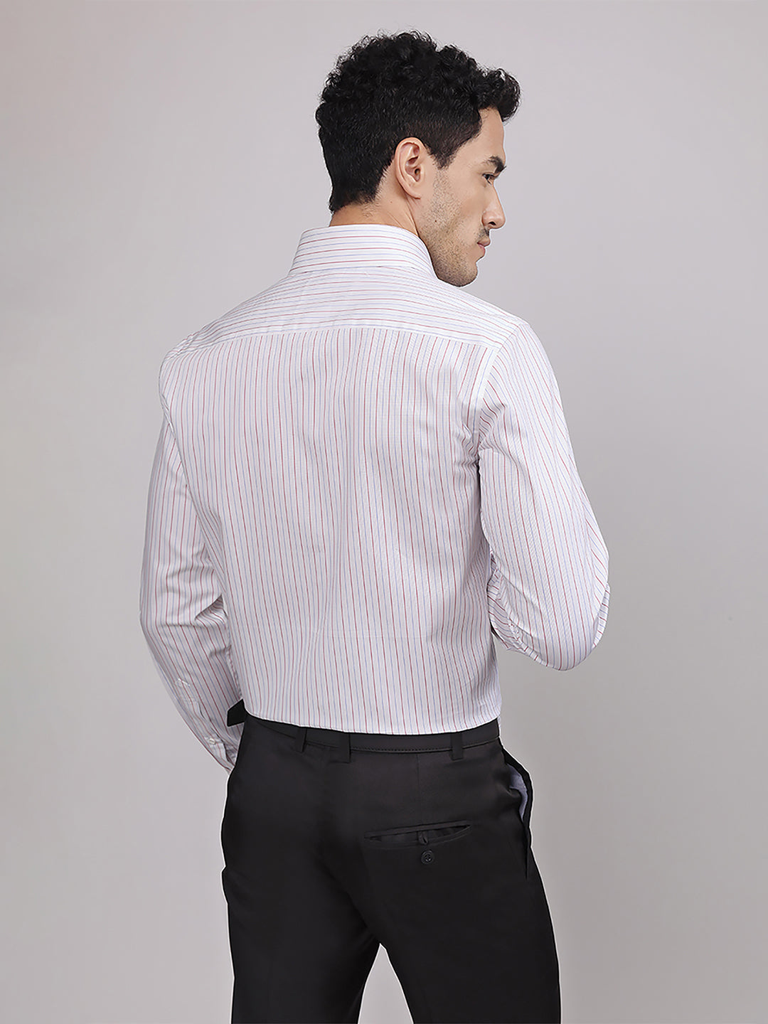 Regular Fit Formal Shirts For Men Perfectly Handfinished Collar & Cuffs