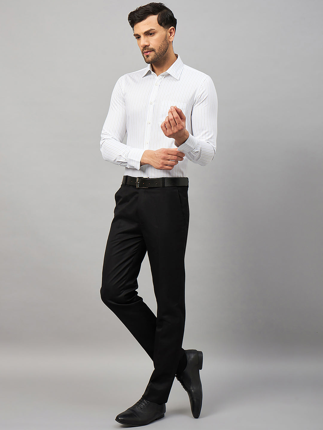 Regular Fit Formal Shirts For Men Perfectly Handfinished Collar & Cuffs