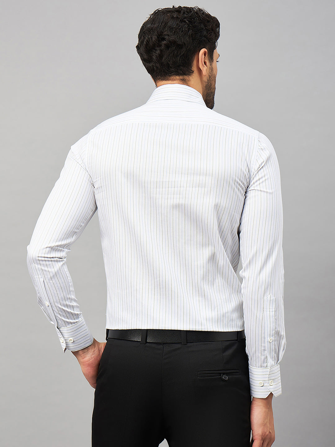 Regular Fit Formal Shirts For Men Perfectly Handfinished Collar & Cuffs