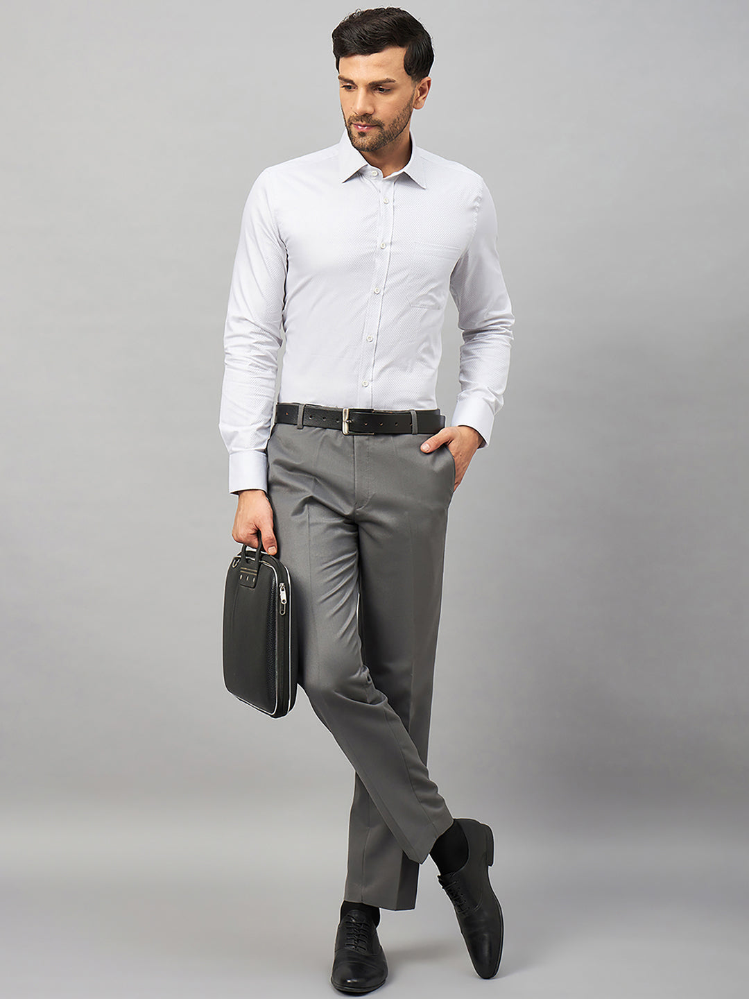 Regular Fit Formal Shirts For Men Perfectly Handfinished Collar & Cuffs