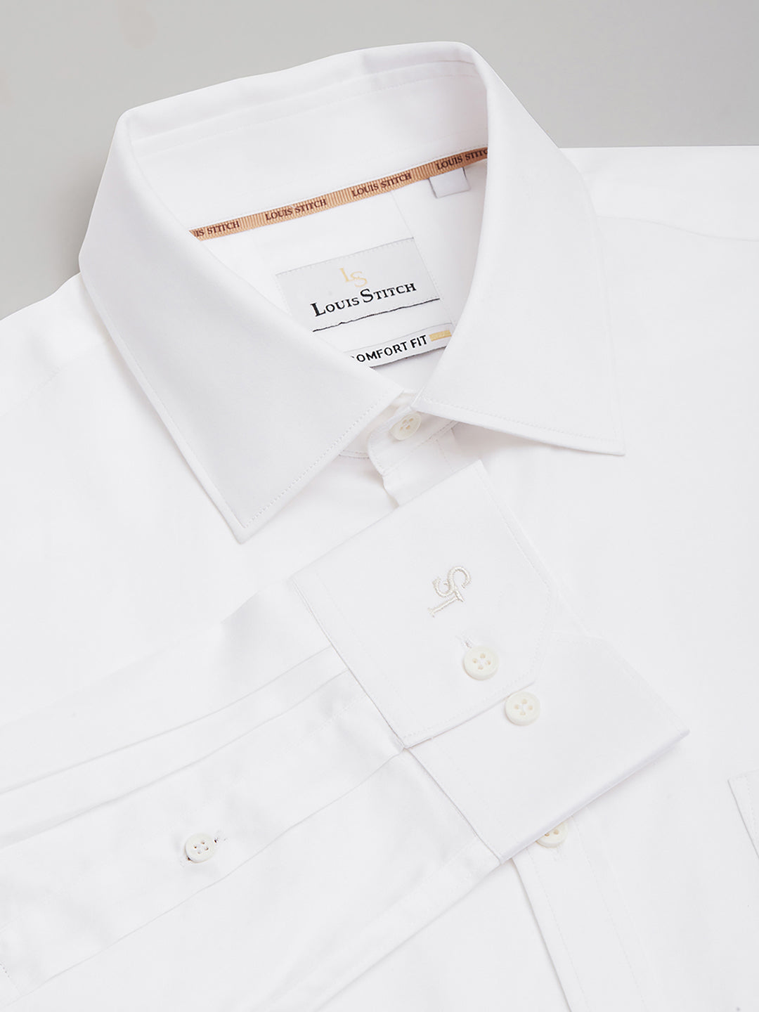 Regular Fit Formal Shirts For Men Perfectly Handfinished Collar & Cuffs