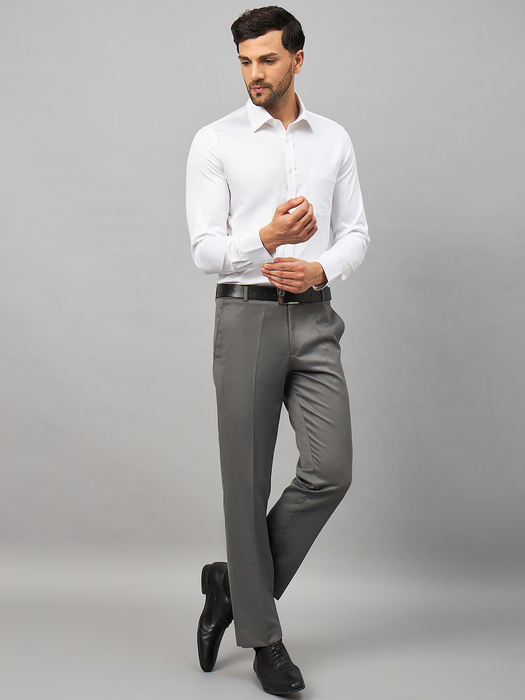 Regular Fit Formal Shirts For Men Perfectly Handfinished Collar & Cuffs