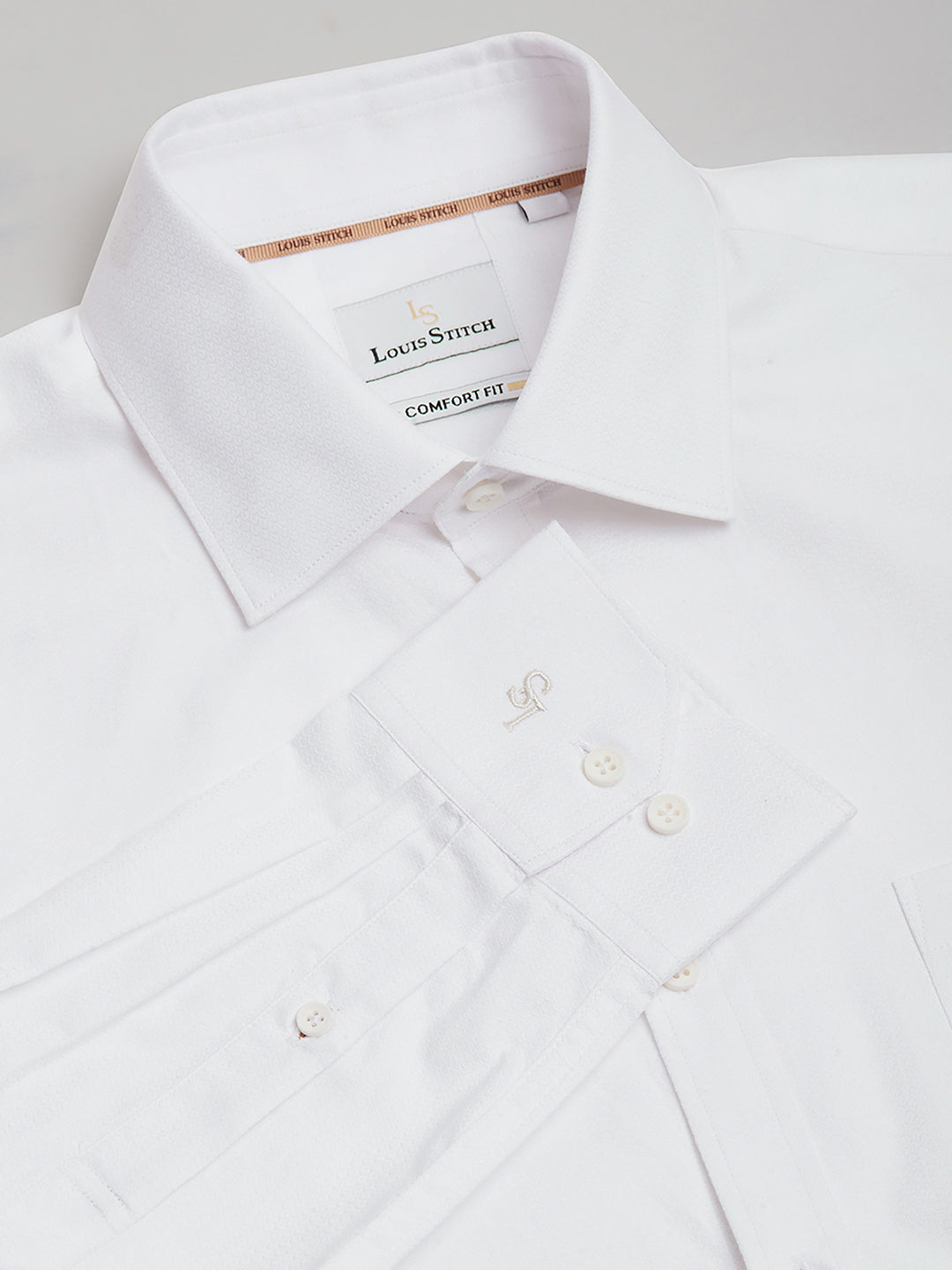 Regular Fit Formal Shirts For Men Perfectly Handfinished Collar & Cuffs