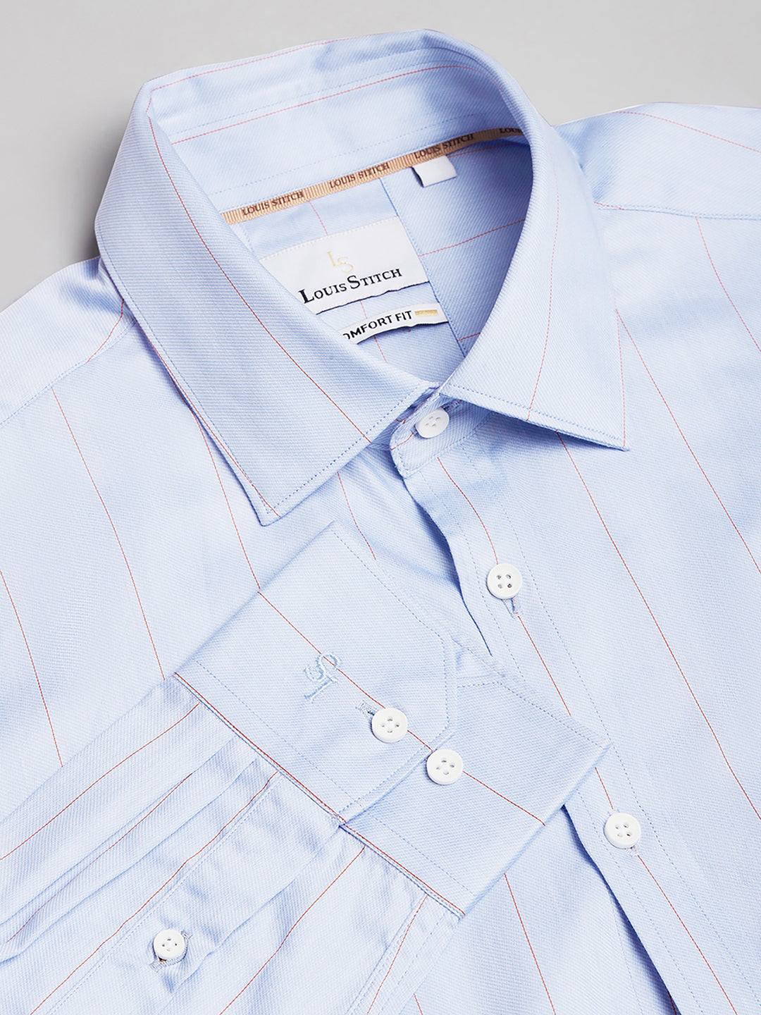 Regular Fit Formal Shirts For Men Perfectly Handfinished Collar & Cuffs