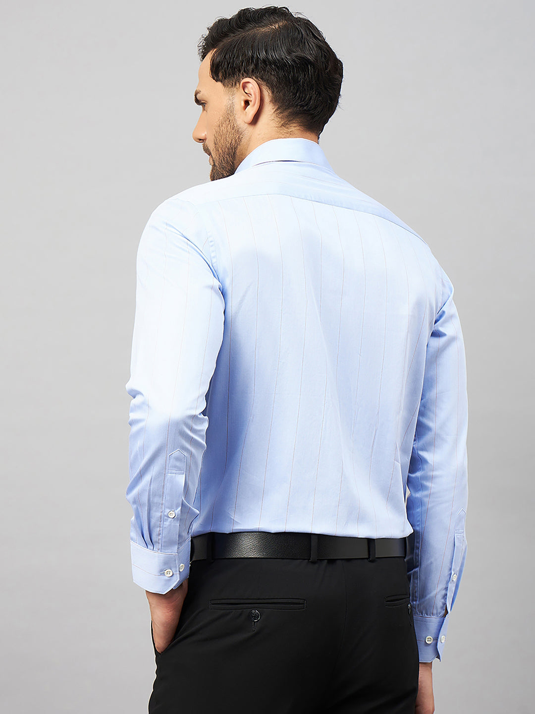 Regular Fit Formal Shirts For Men Perfectly Handfinished Collar & Cuffs