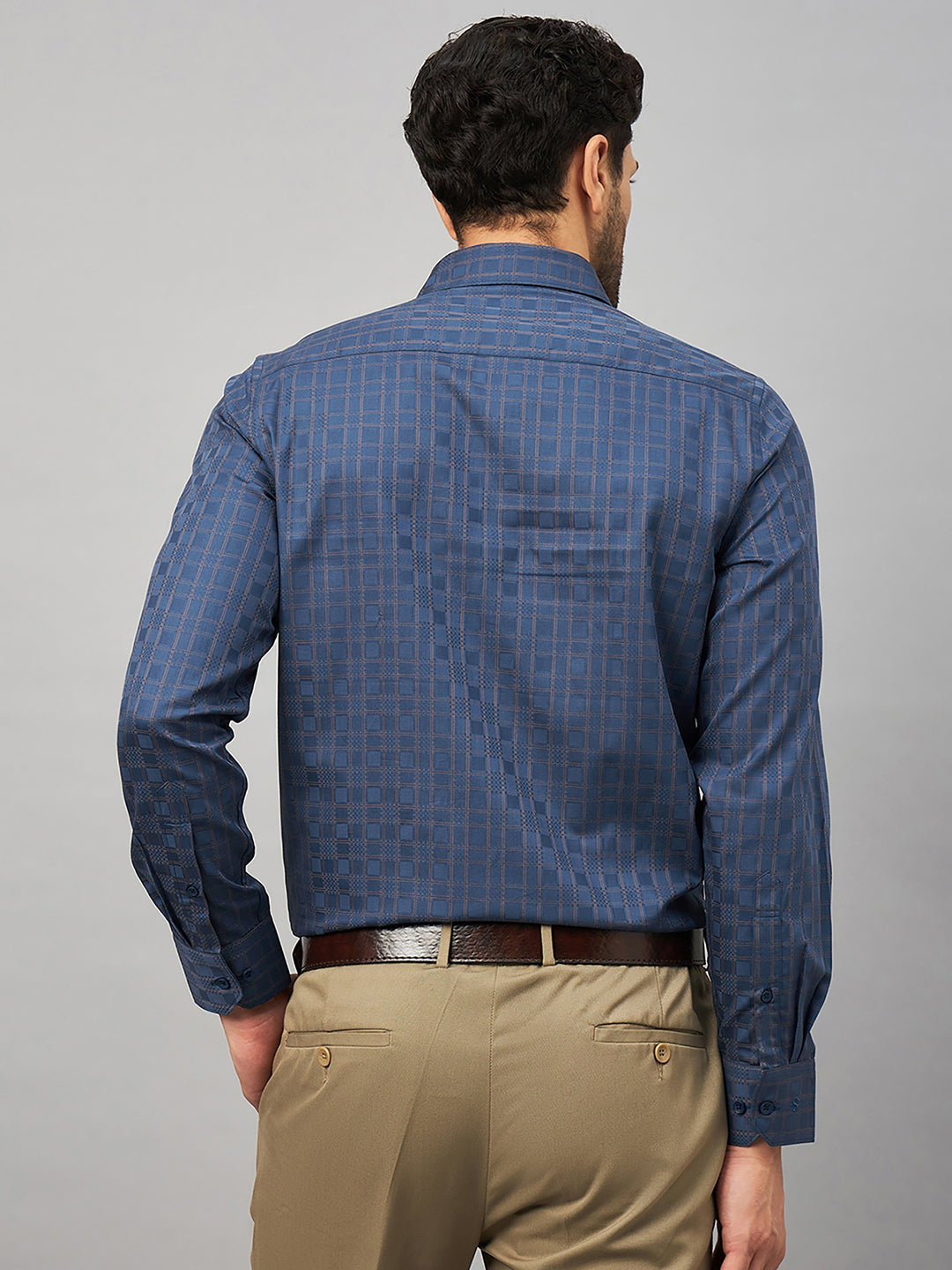 Regular Fit Formal Shirts For Men Perfectly Handfinished Collar & Cuffs