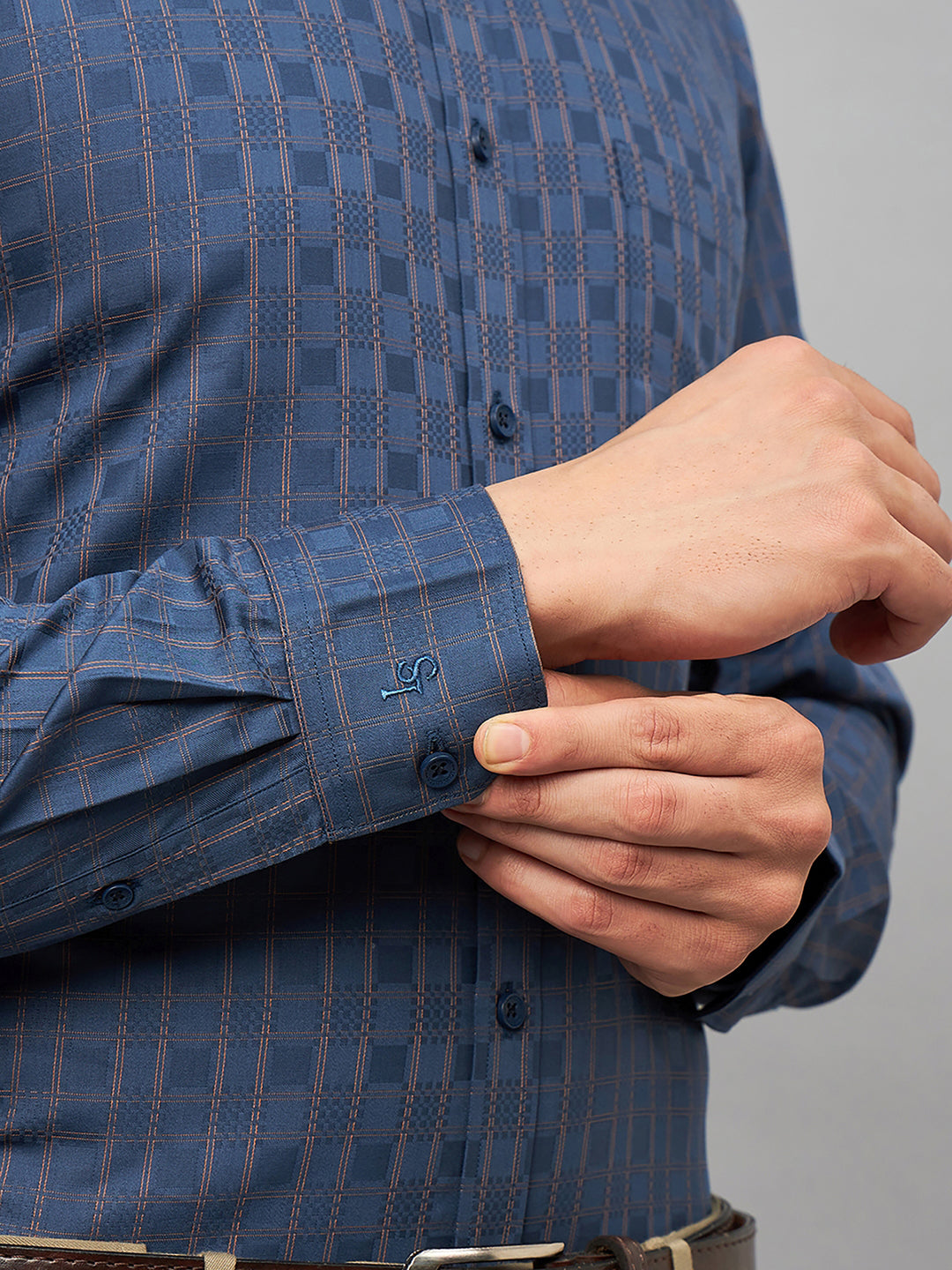 Regular Fit Formal Shirts For Men Perfectly Handfinished Collar & Cuffs