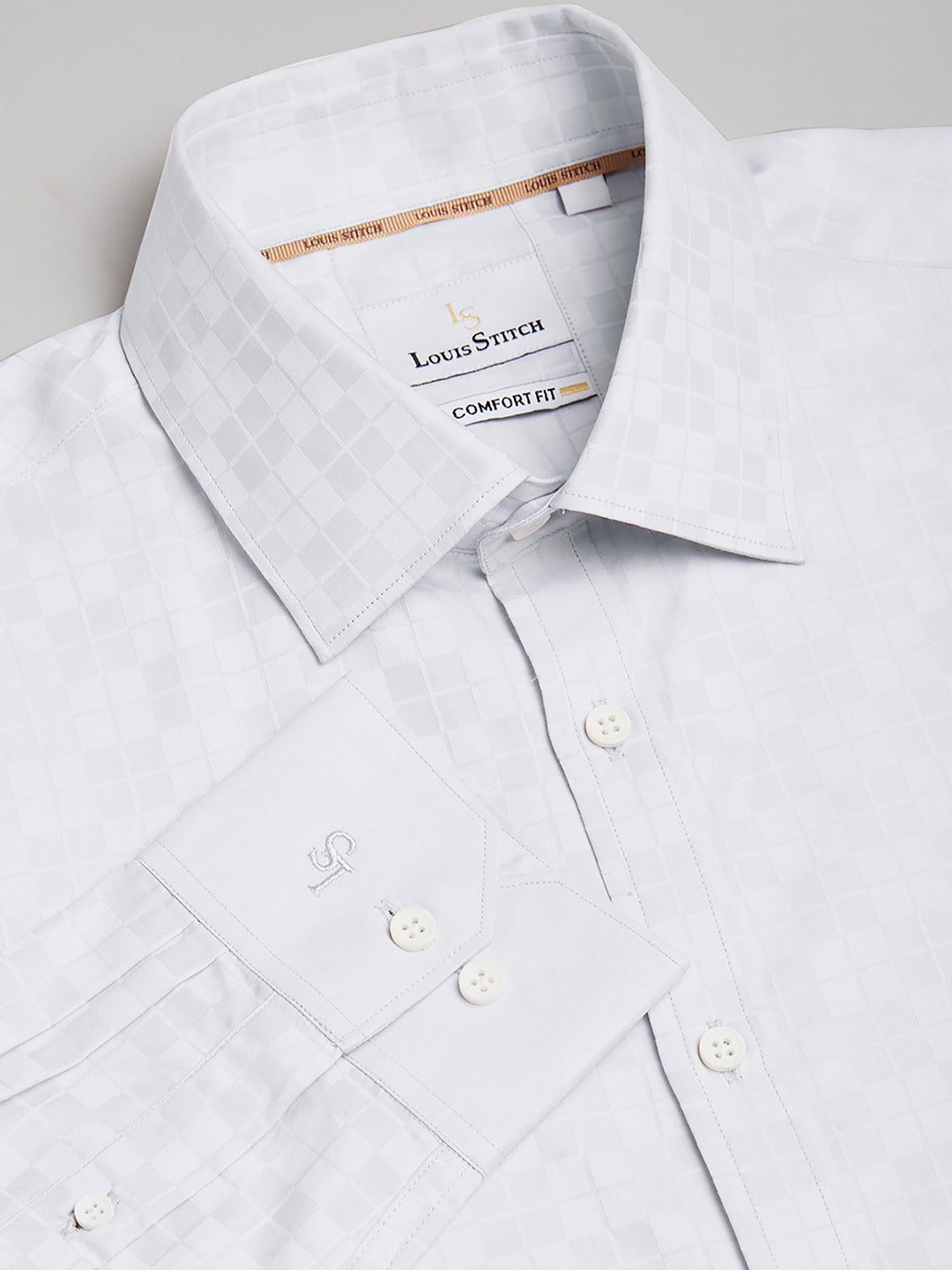 Regular Fit Formal Shirts For Men Perfectly Handfinished Collar & Cuffs