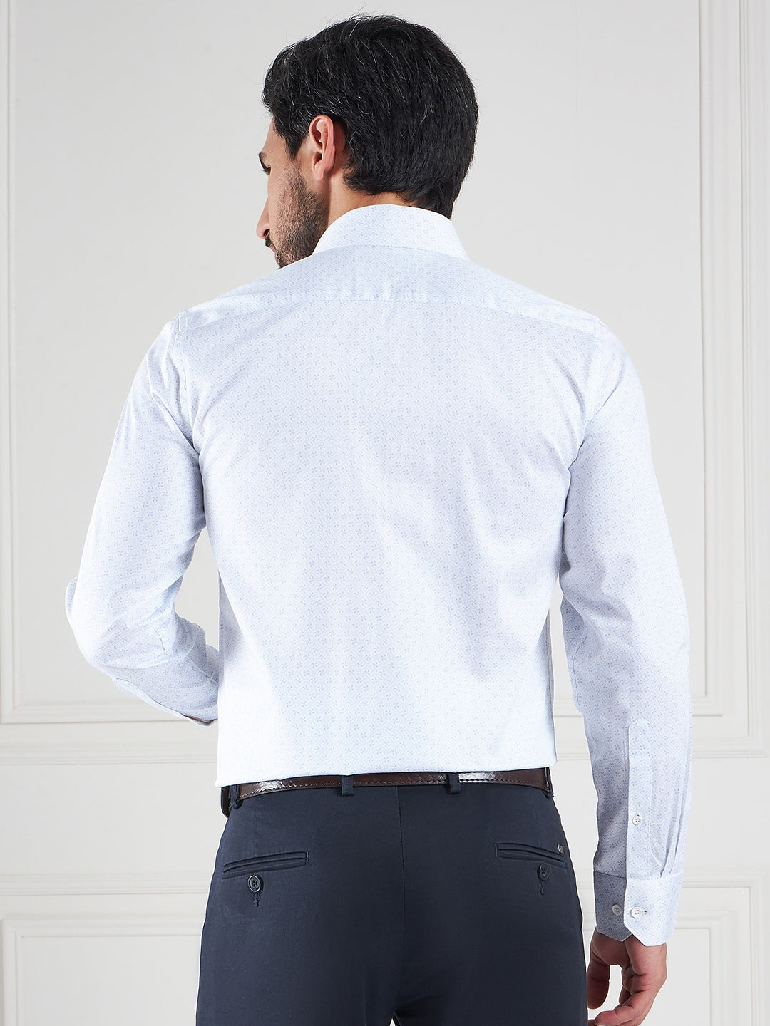 Regular Fit Geometric Multi-Color Shirt For Men