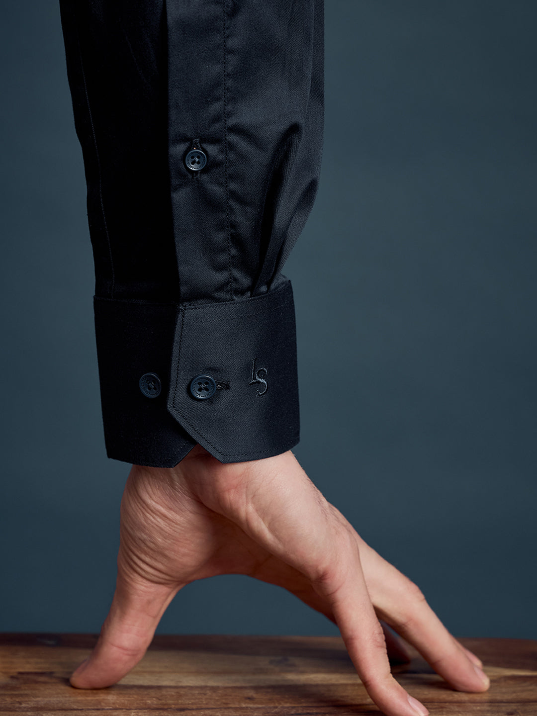 Men's Regular Fit Solid Navy Formal Shirt