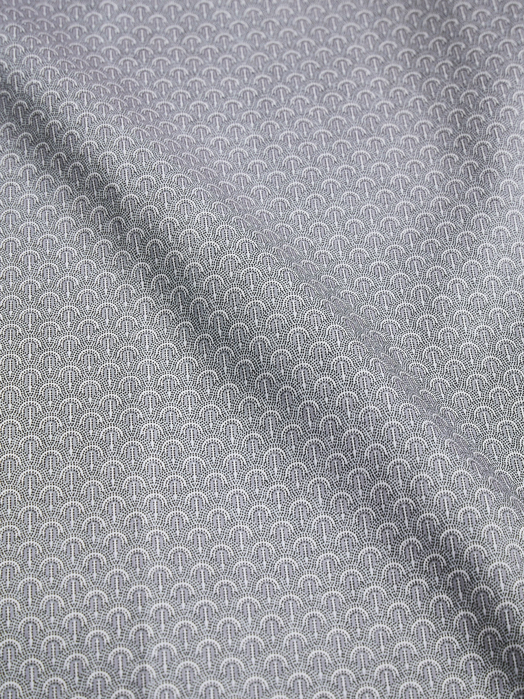 Regular Fit Formal Paisley Grey Shirt For Men