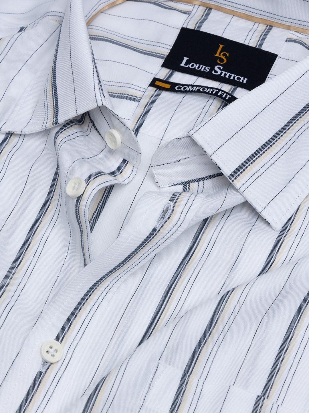 Regular Fit Formal Shirts For Men Perfectly Handfinished Collar & Cuffs