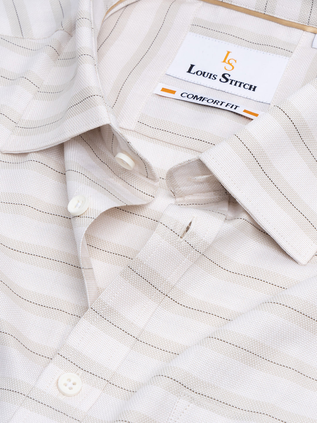 Regular Fit Formal Shirts For Men Perfectly Handfinished Collar & Cuffs
