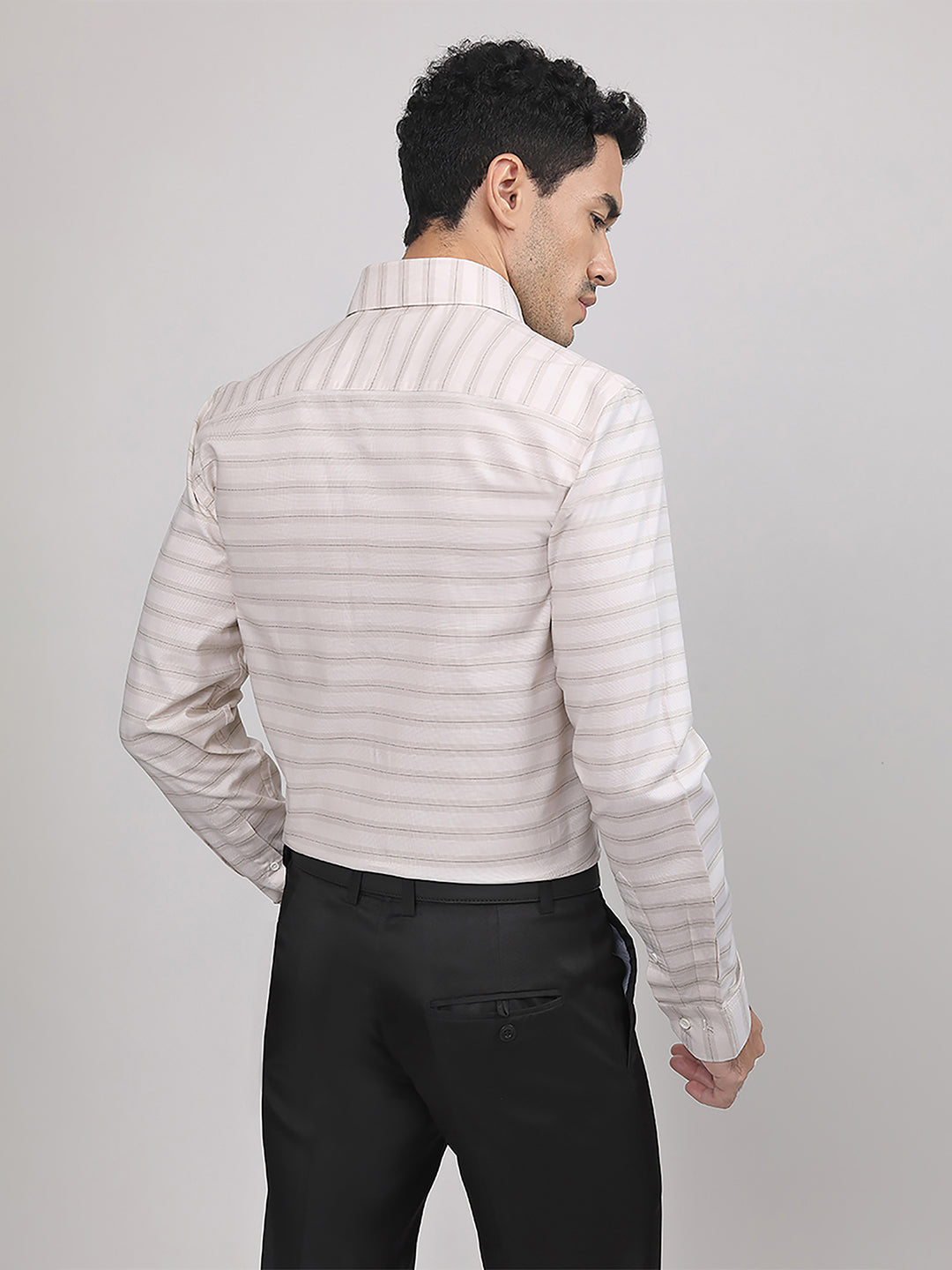 Regular Fit Formal Shirts For Men Perfectly Handfinished Collar & Cuffs