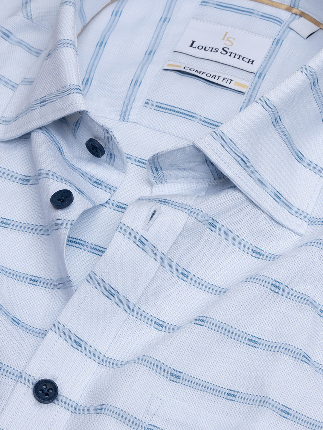 Regular Fit Formal Shirts For Men Perfectly Handfinished Collar & Cuffs