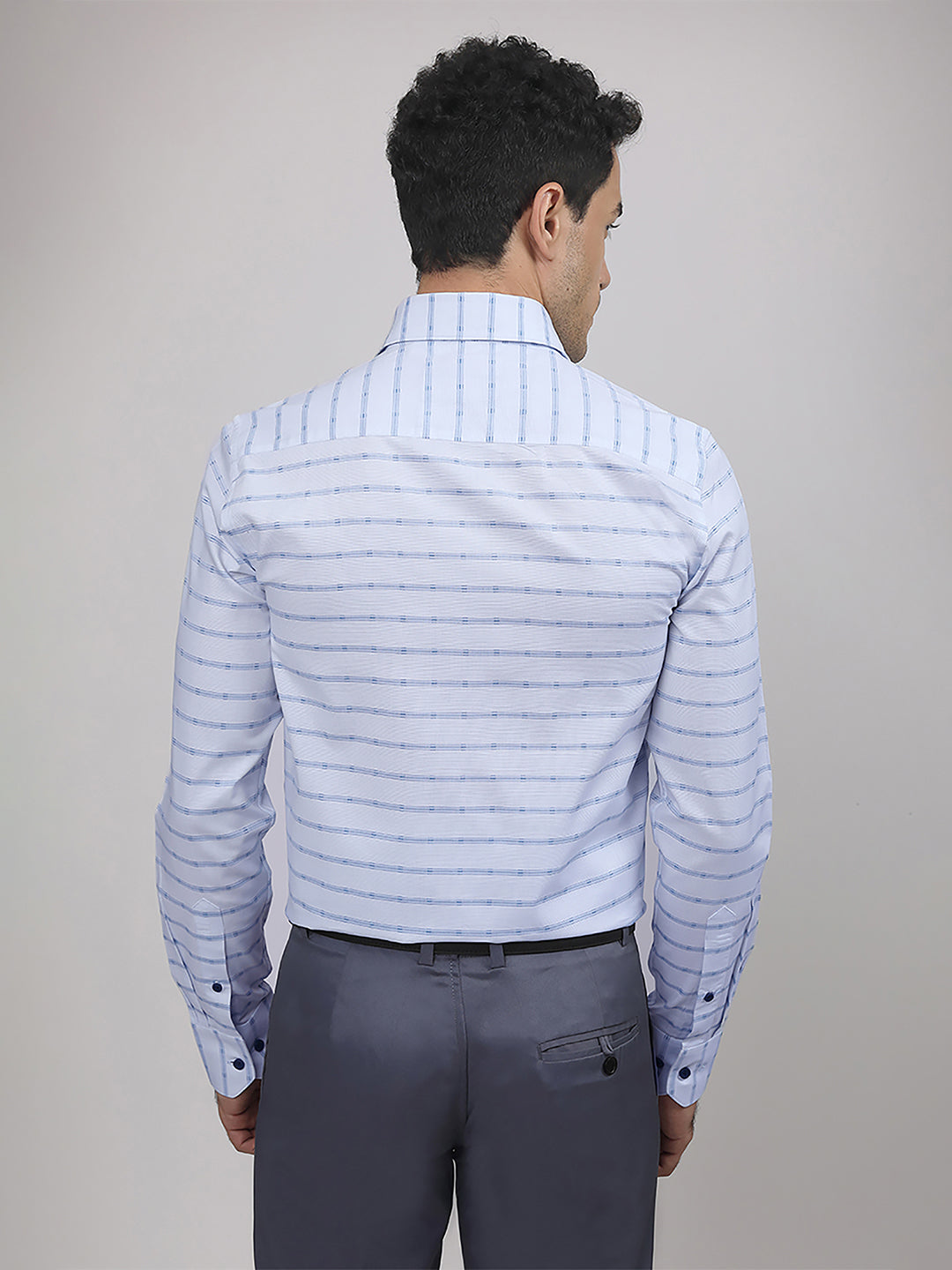 Regular Fit Formal Shirts For Men Perfectly Handfinished Collar & Cuffs