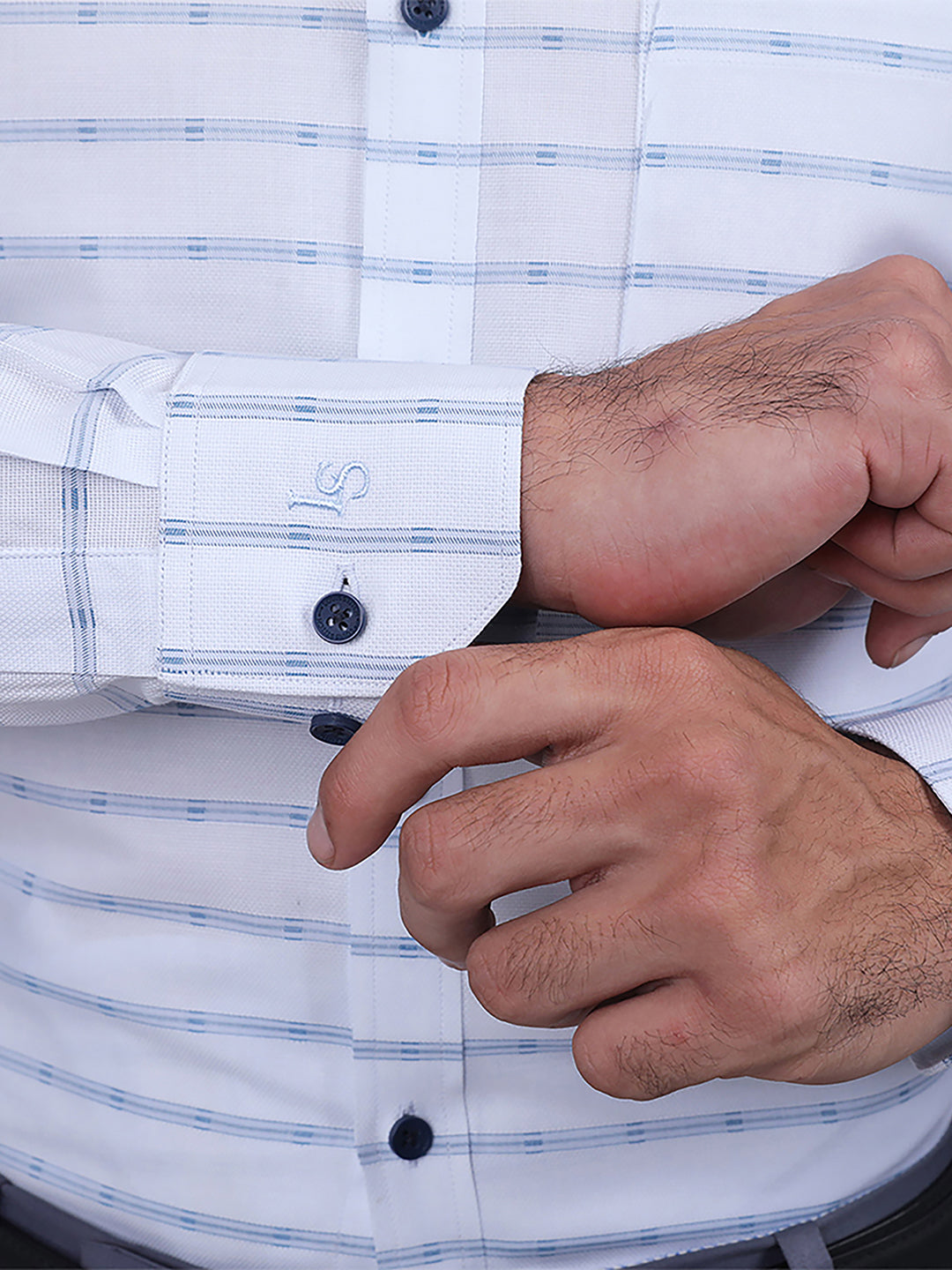 Regular Fit Formal Shirts For Men Perfectly Handfinished Collar & Cuffs