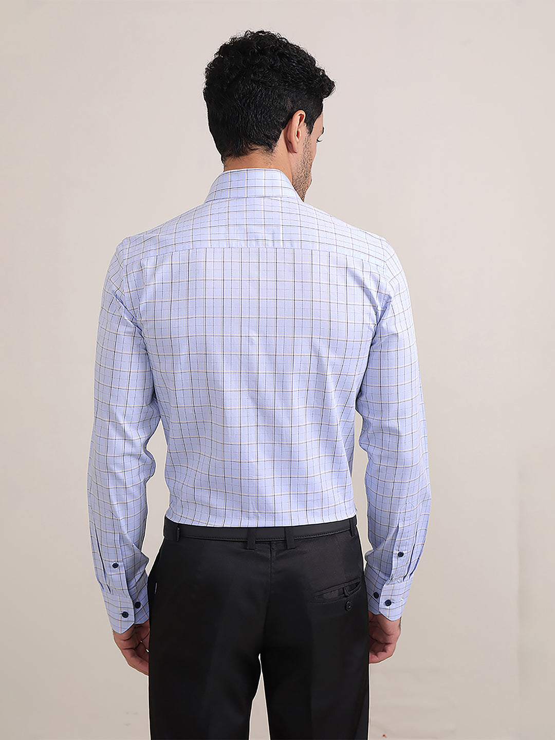 Regular Fit Formal Shirts For Men Perfectly Handfinished Collar & Cuffs