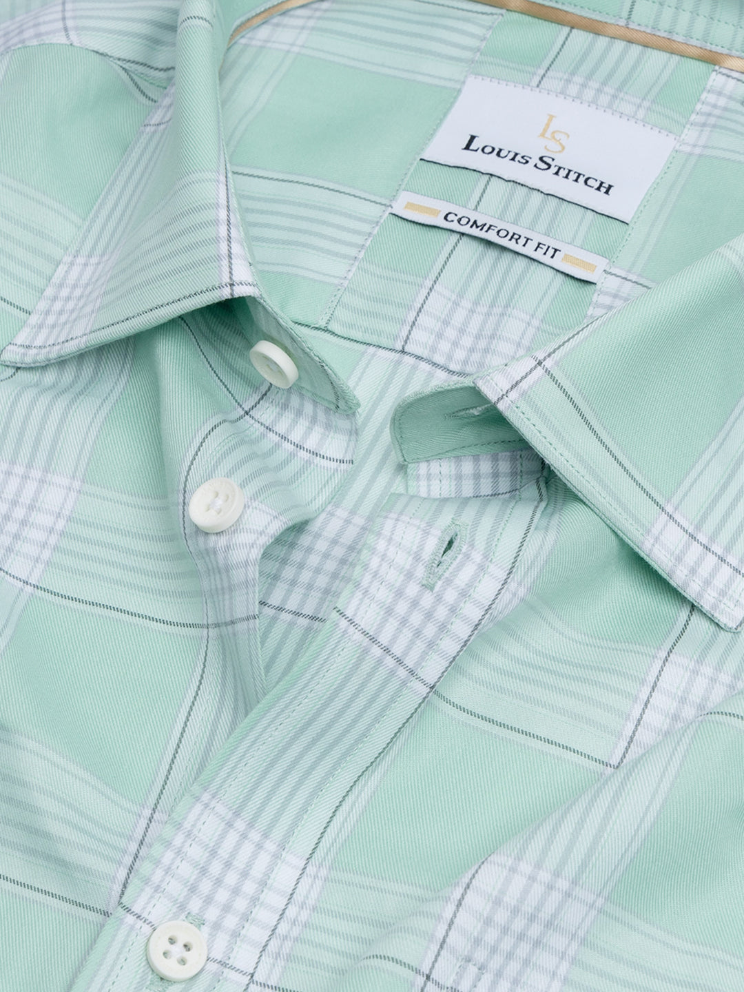 Regular Fit Formal Shirts For Men Perfectly Handfinished Collar & Cuffs