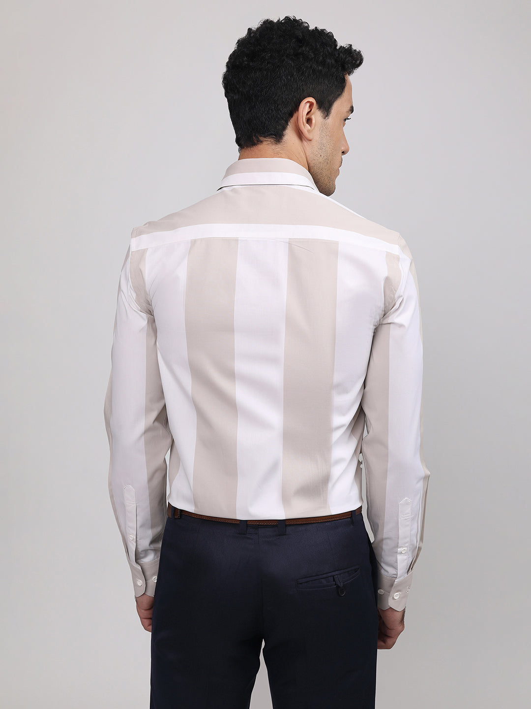 Regular Fit Formal Shirts For Men Perfectly Handfinished Collar & Cuffs