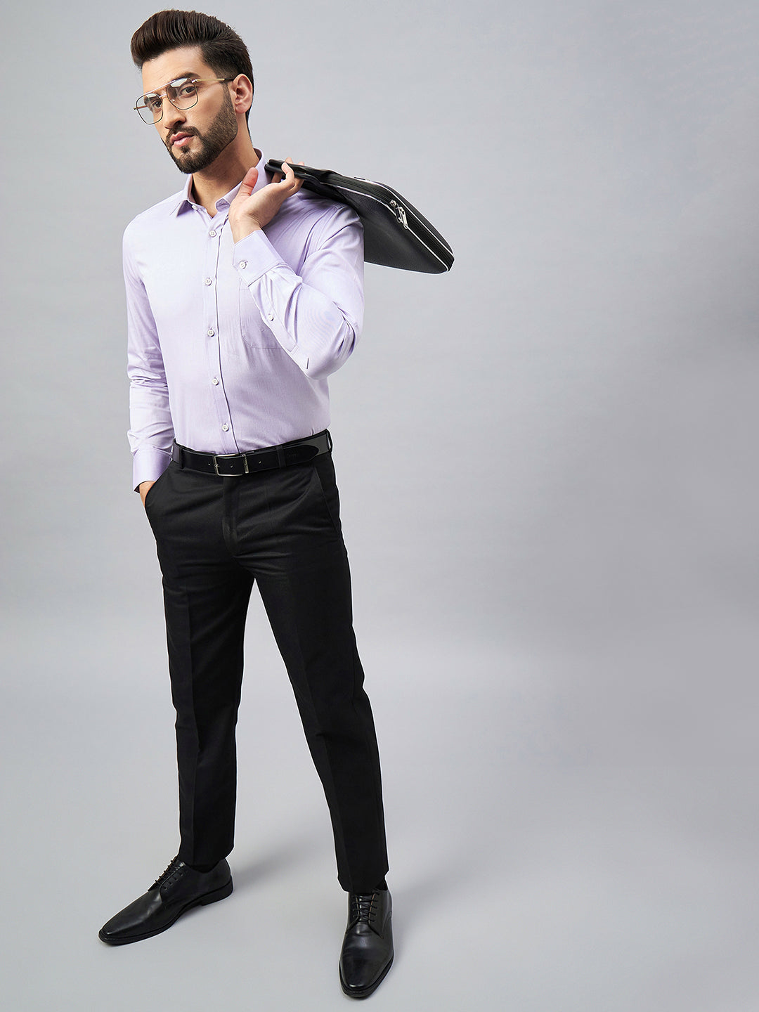 Regular Fit Formal Shirts For Men Perfectly Handfinished Collar & Cuffs