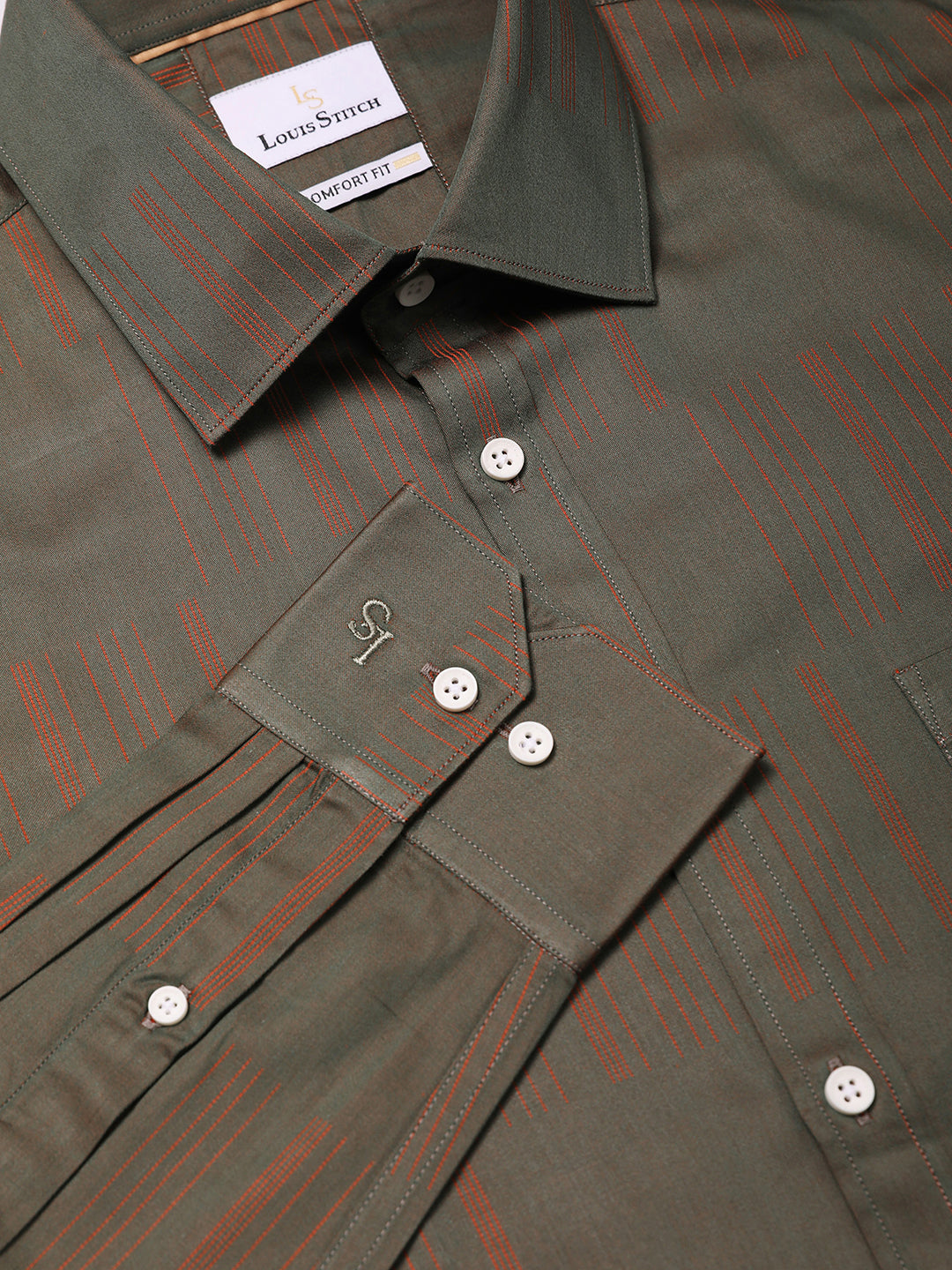Regular Fit Formal Shirts For Men Perfectly Handfinished Collar & Cuffs