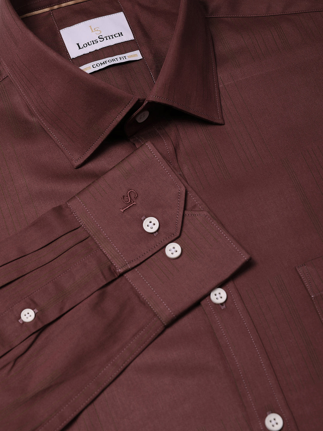 Regular Fit Formal Shirts For Men Perfectly Handfinished Collar & Cuffs